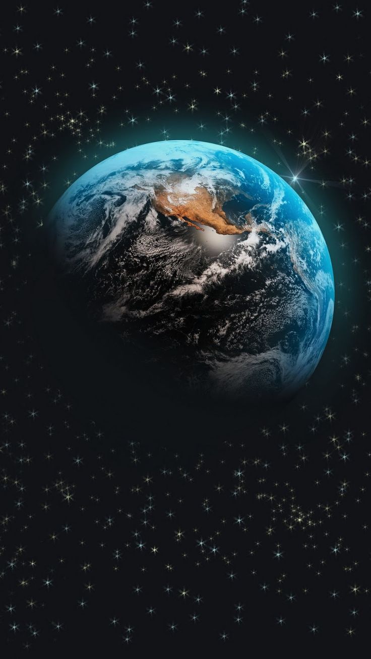 Galaxy With Earth Wallpapers