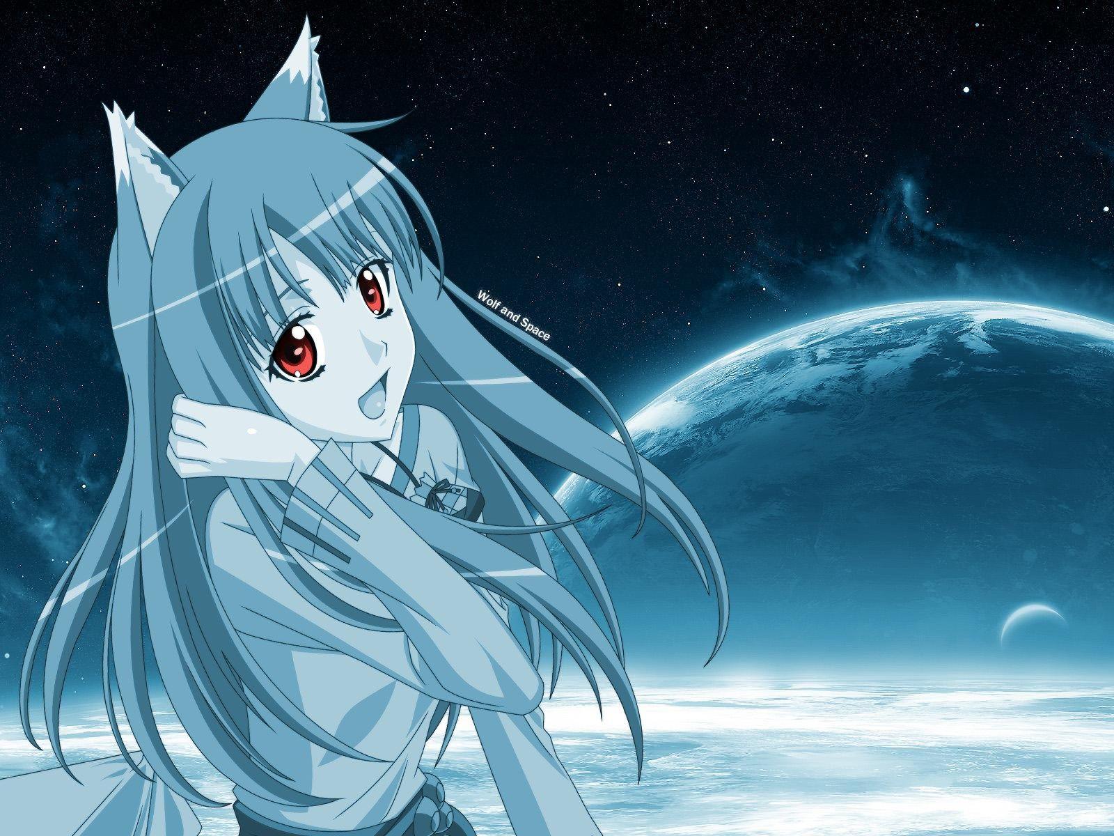 Galaxy Wolf Girl Wallpapers