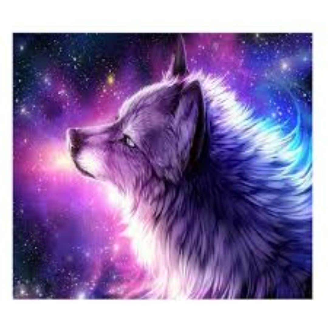 Galaxy Wolf Girl Wallpapers