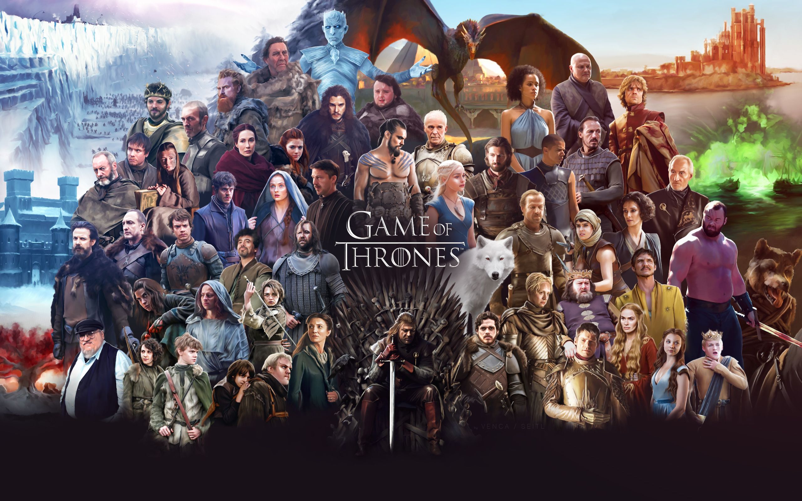 Game Of Thrones 2019 Full Cast Wallpapers