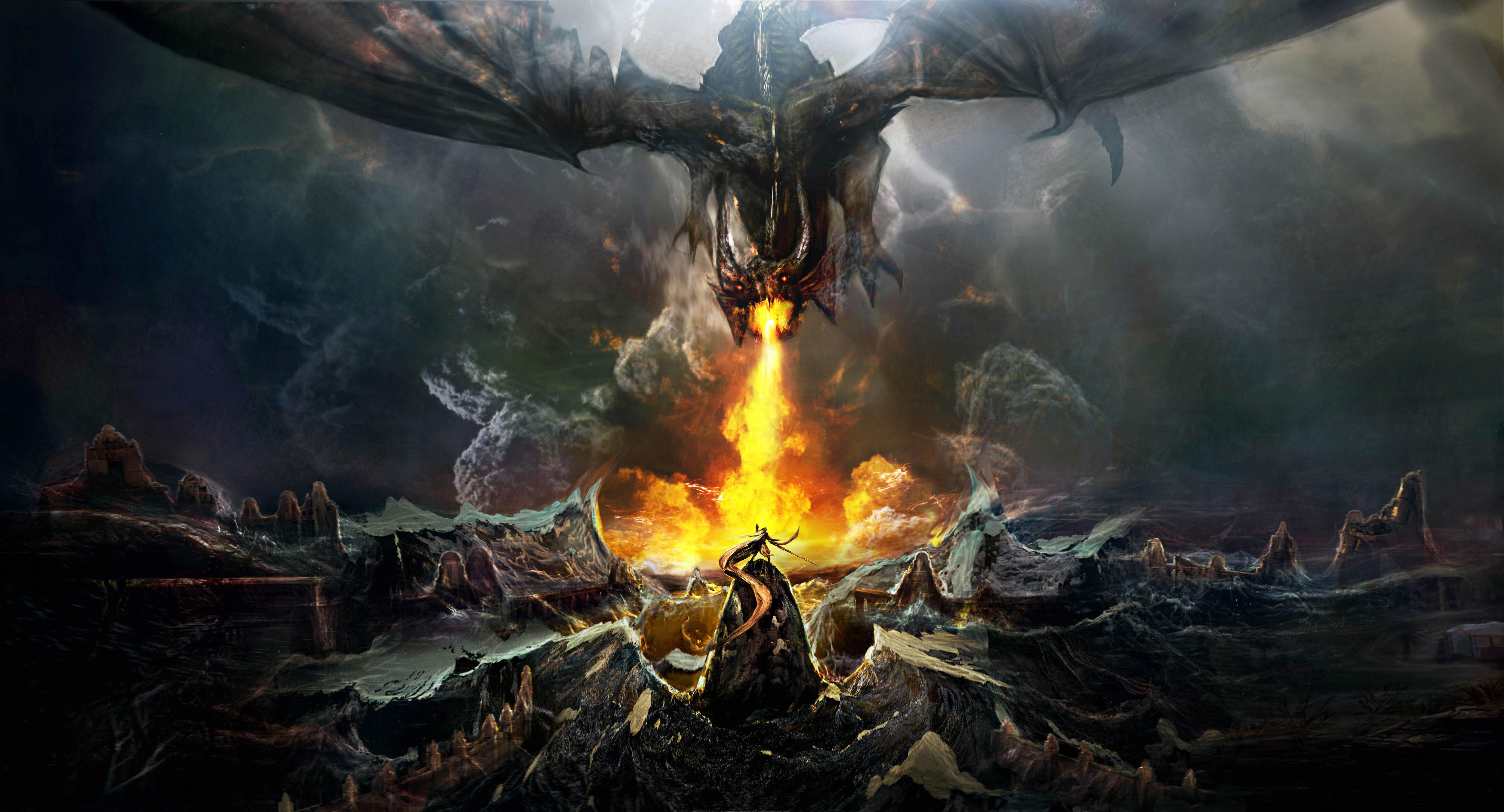 Game Of Thrones Dragon Fire Wallpapers