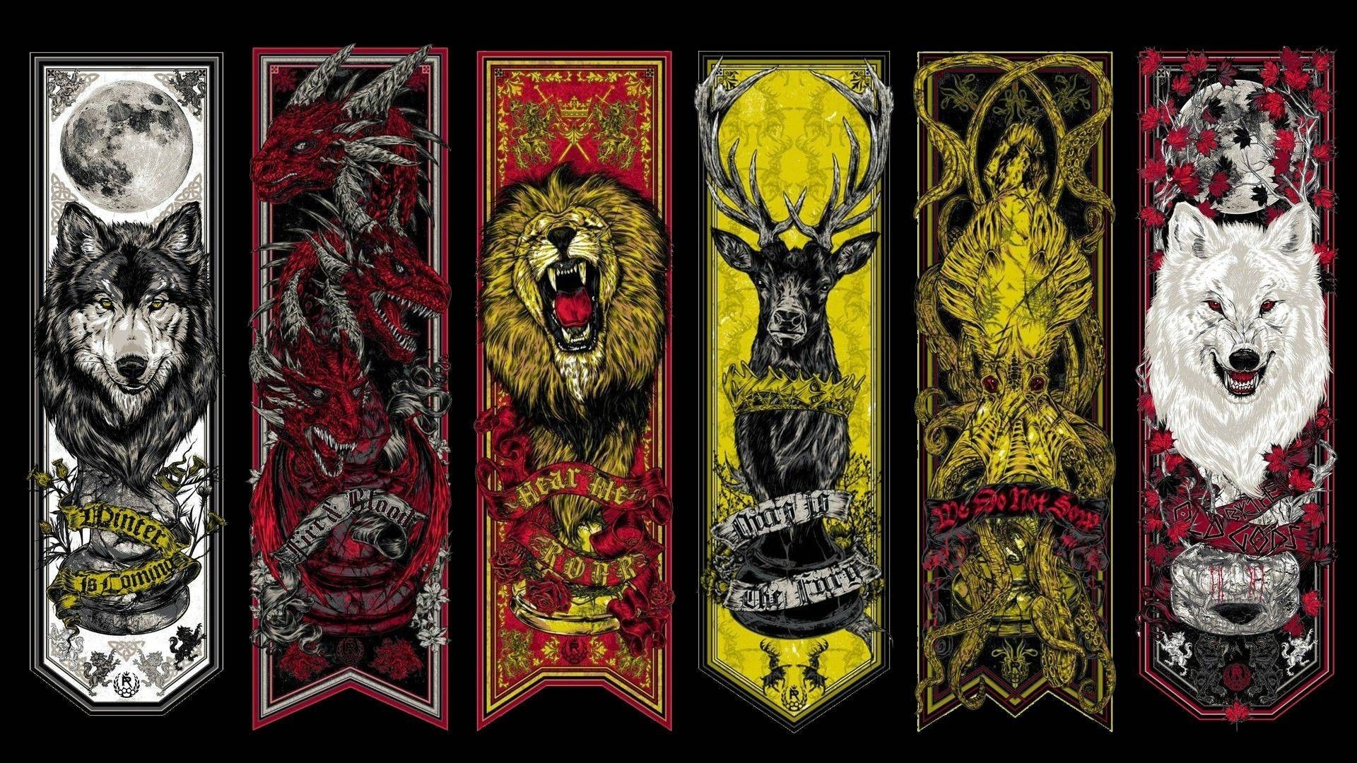 Game Of Thrones House Sigils Wallpapers