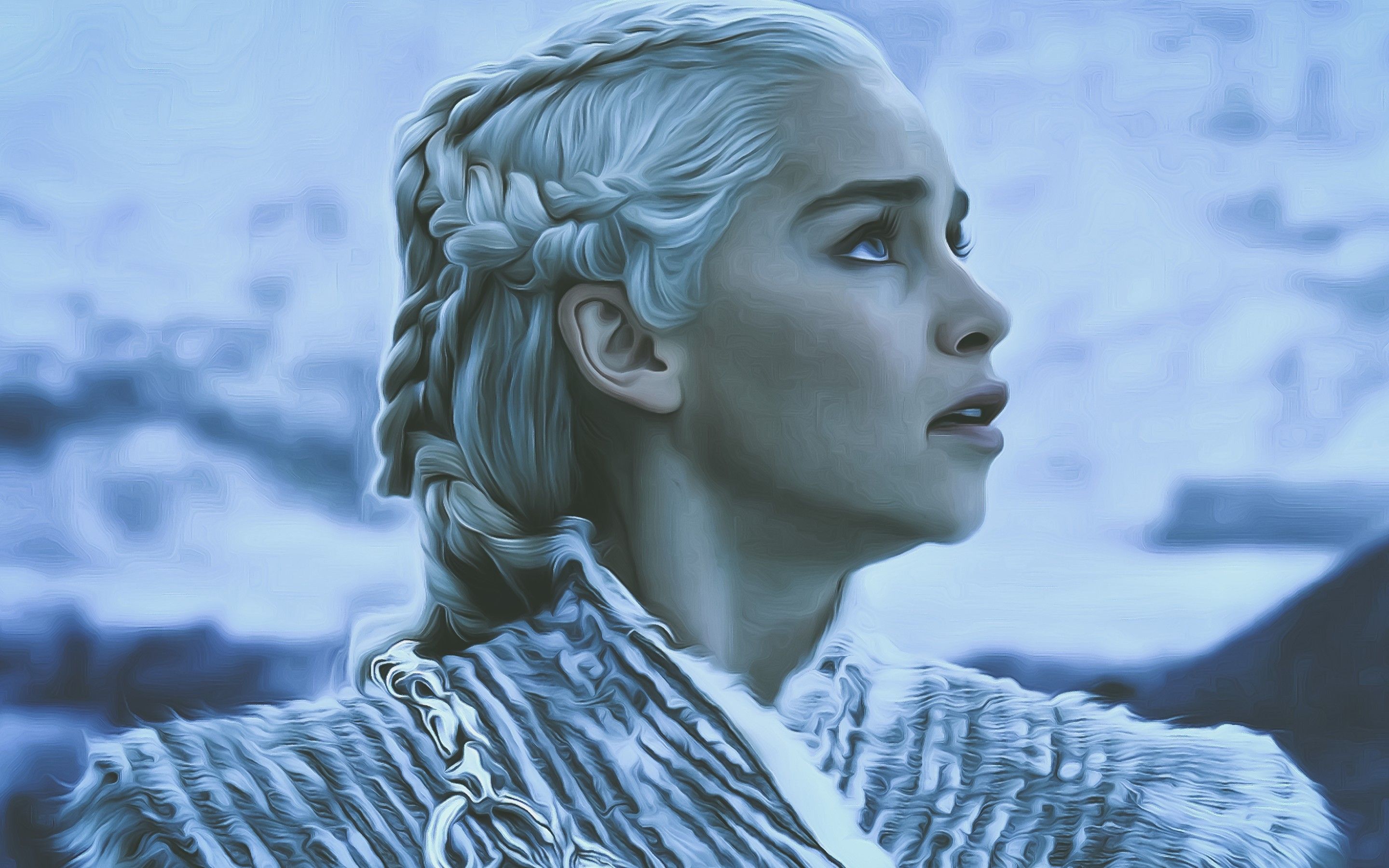 Game Of Thrones Season 8 Jon Snow And Daenerys Targaryen In Winterfell Episode 1 Image Wallpapers