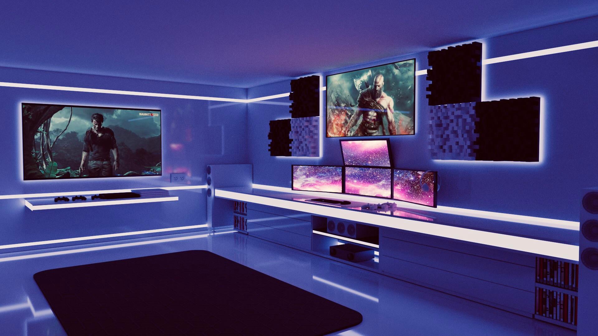 Gaming Room Background