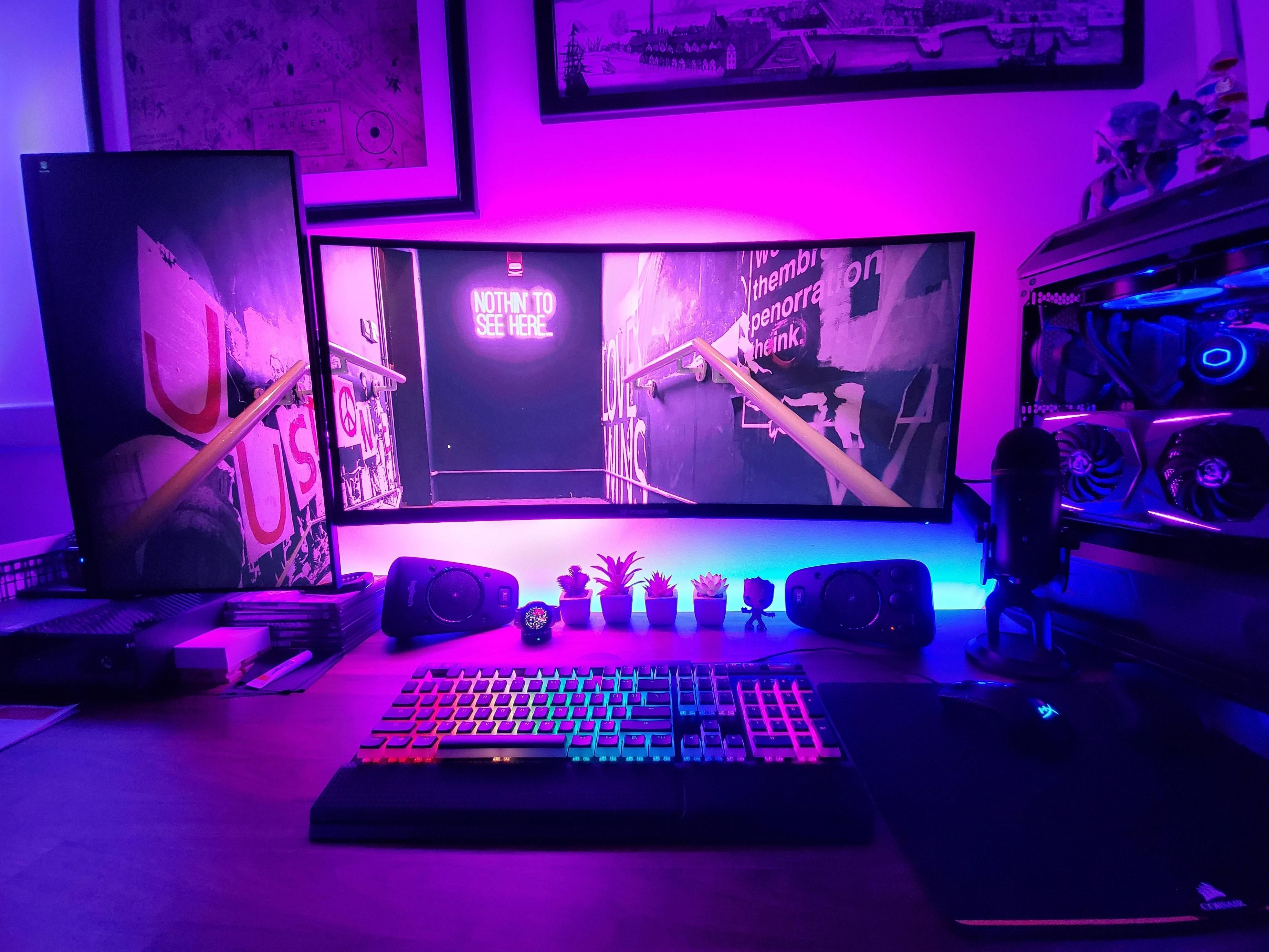 Gaming Setup Background