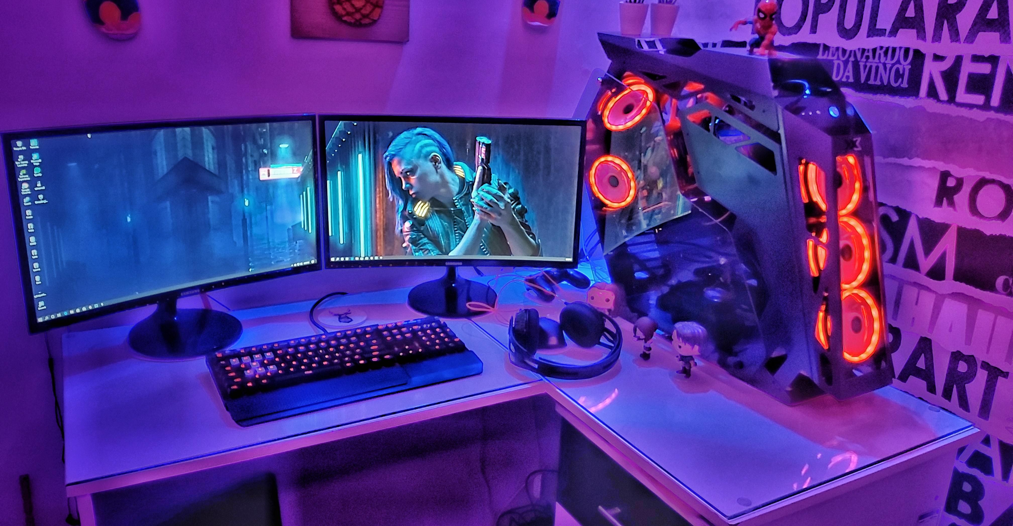 Gaming Setup Background
