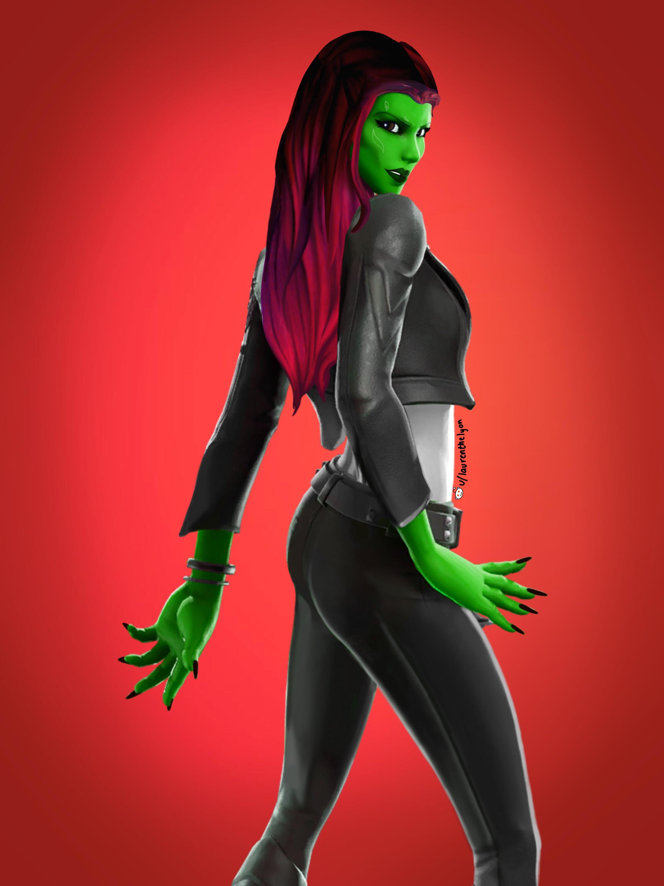 Gamora Fortnite Wallpapers