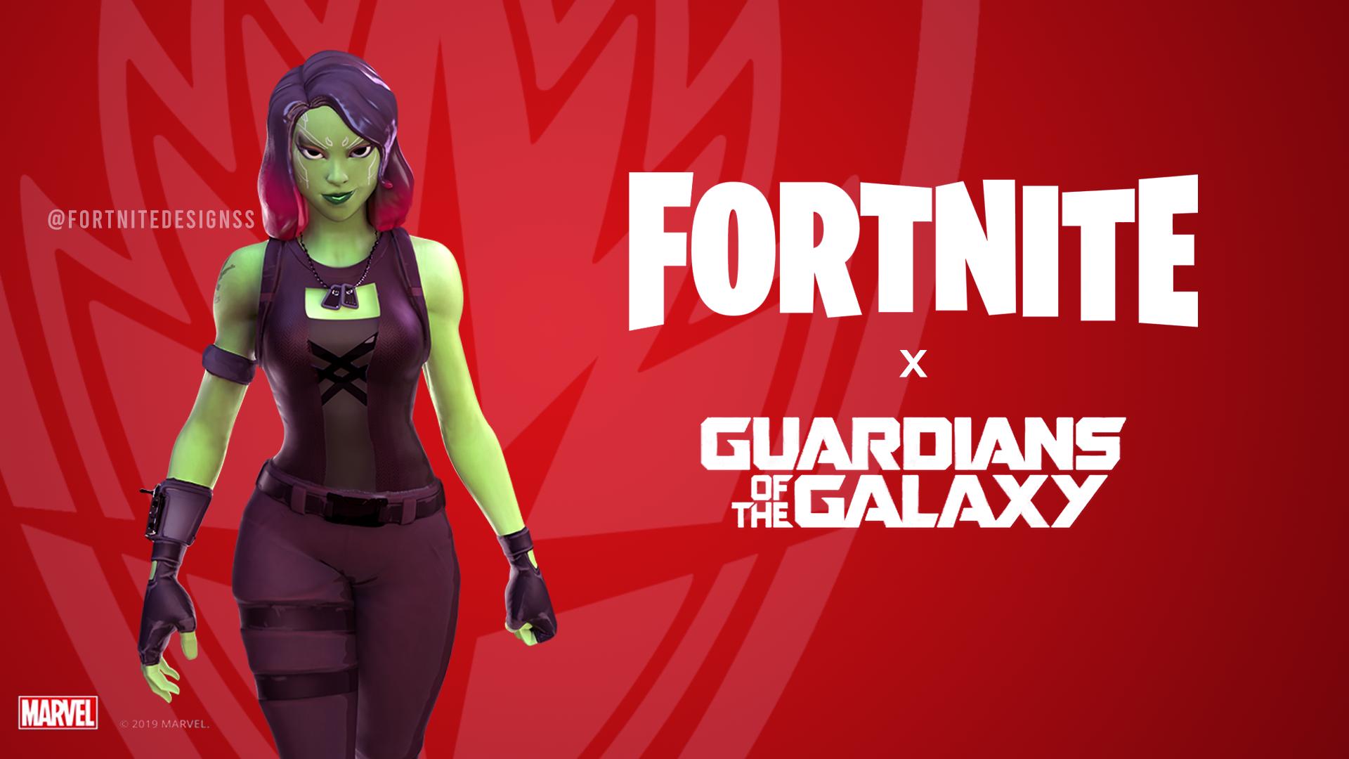 Gamora Fortnite Wallpapers