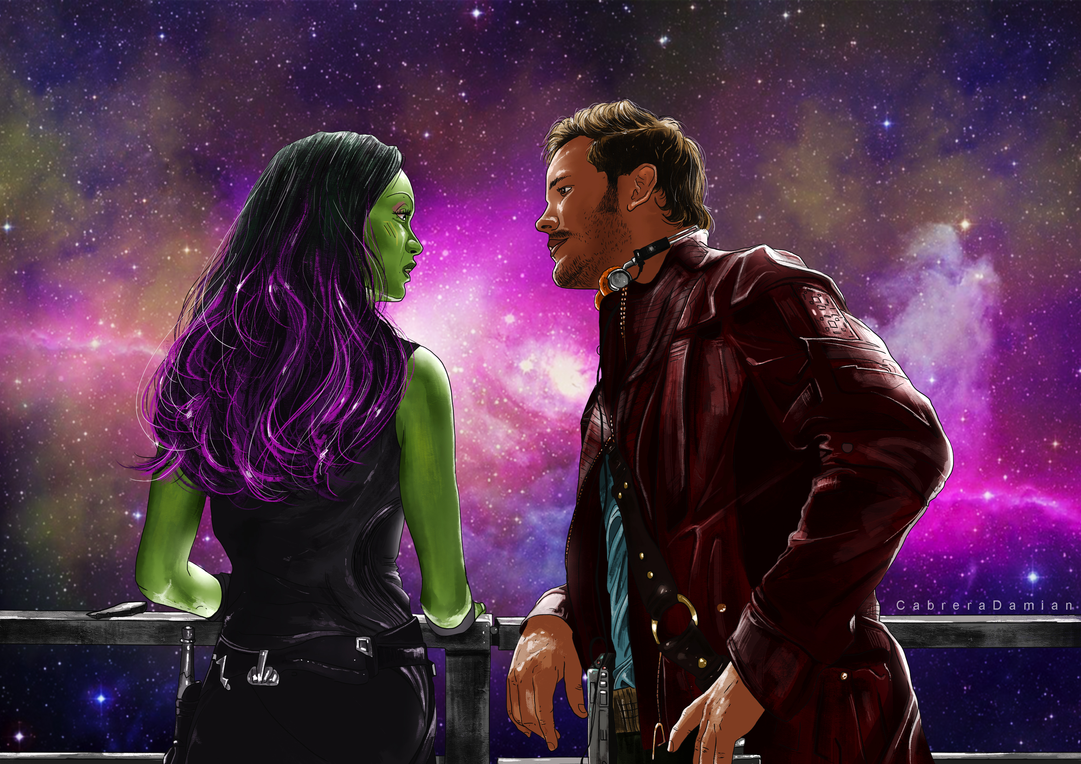 Gamora Marvel's Guardians Of The Galaxy Wallpapers