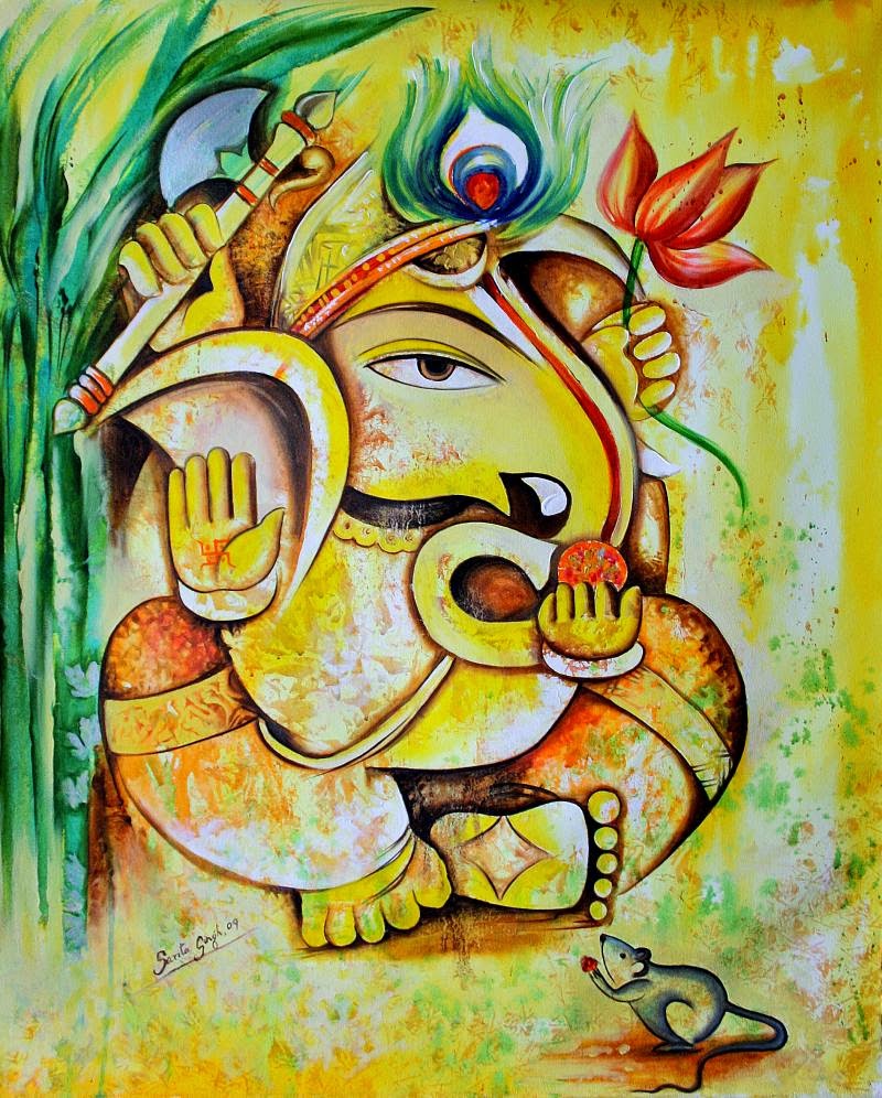 Ganesh Painting Images Wallpapers