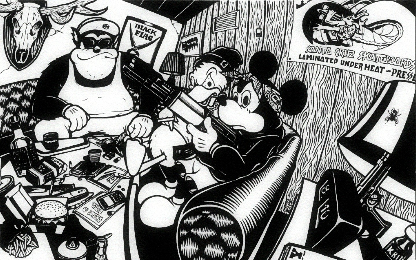 Gangster Mickey Mouse Wallpapers