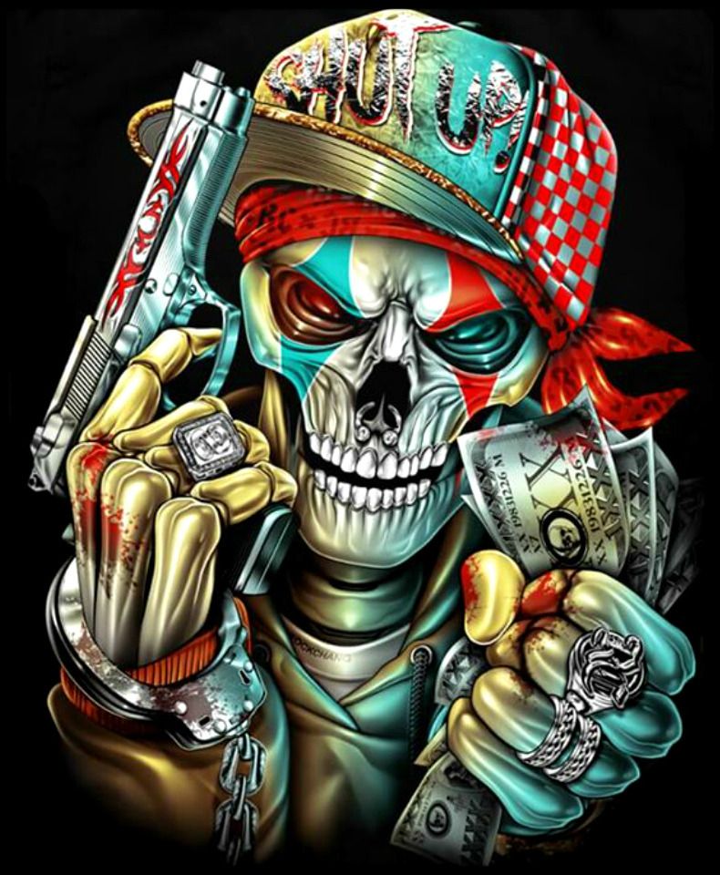 Gangster Skull Wallpapers