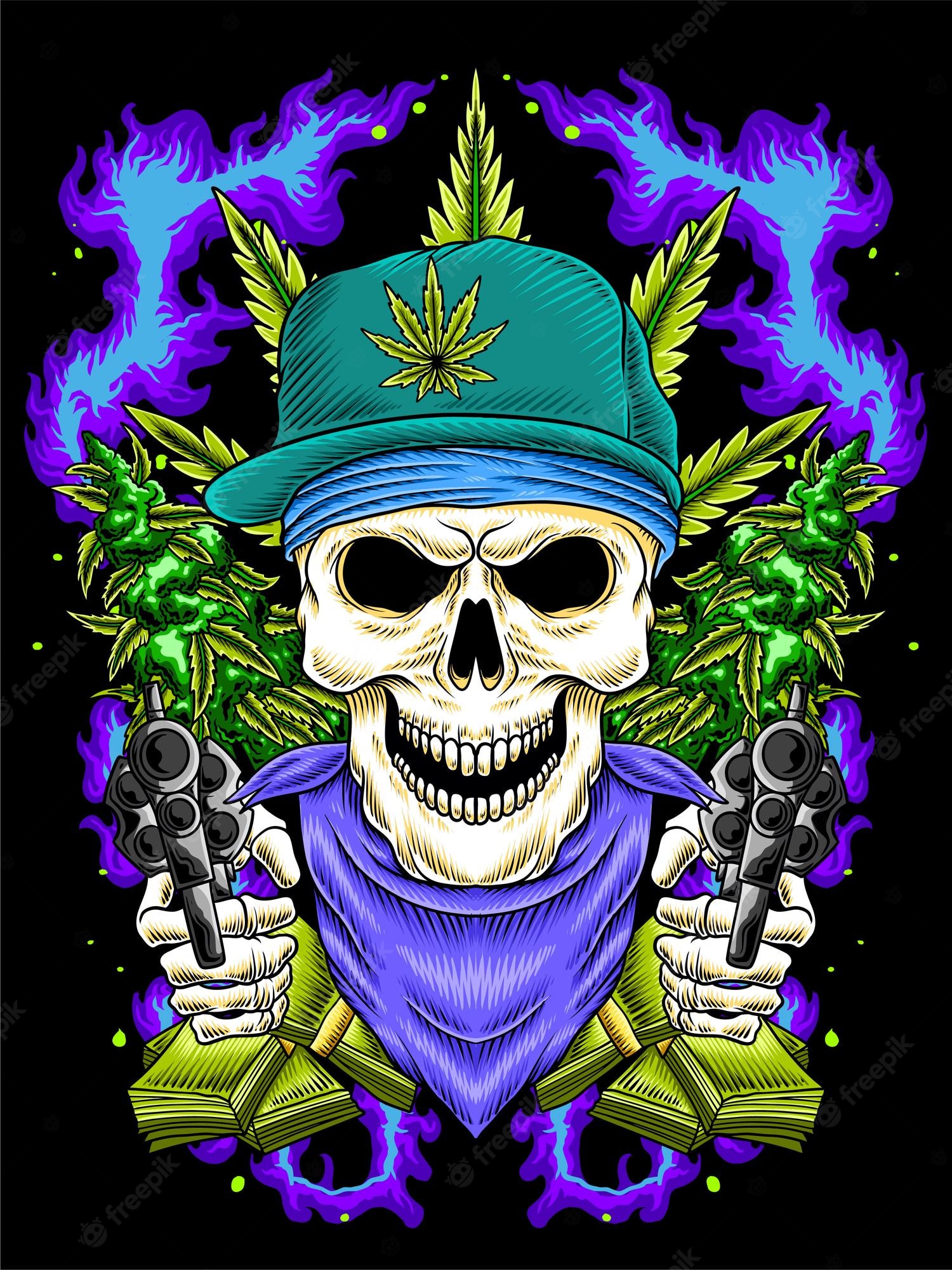 Gangster Skull Wallpapers