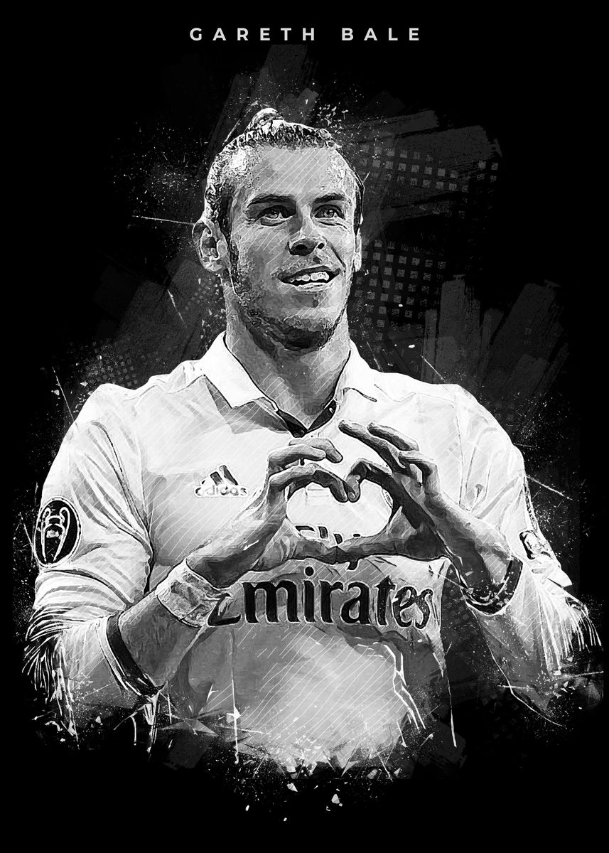 Gareth Bale Black And White Photoshoot Wallpapers