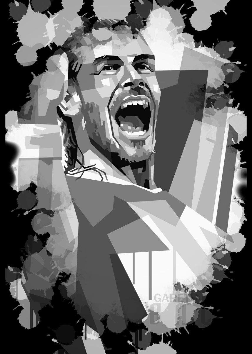 Gareth Bale Black And White Photoshoot Wallpapers