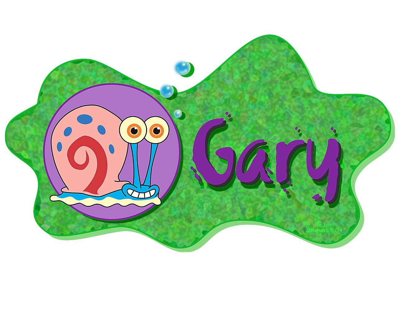 Gary &Amp; Spongebob Wallpapers
