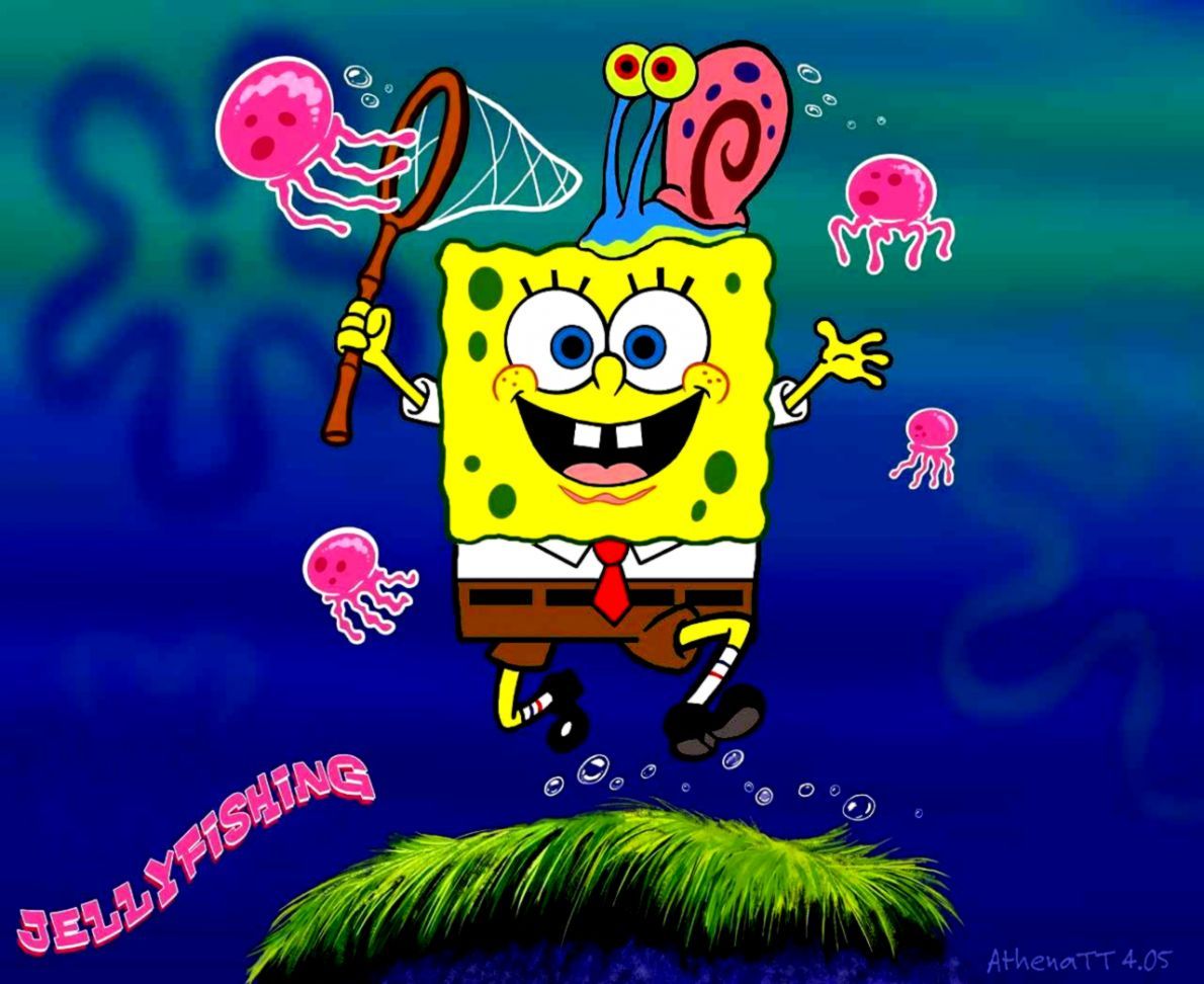 Gary &Amp; Spongebob Wallpapers