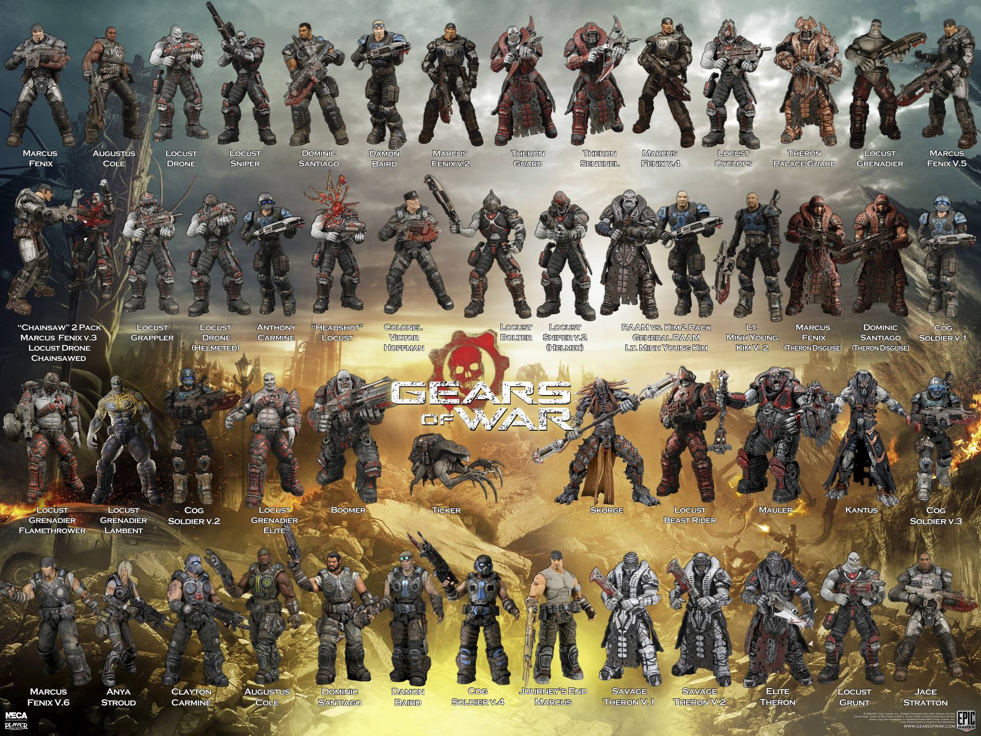 Gears Of War Carmine Wallpapers