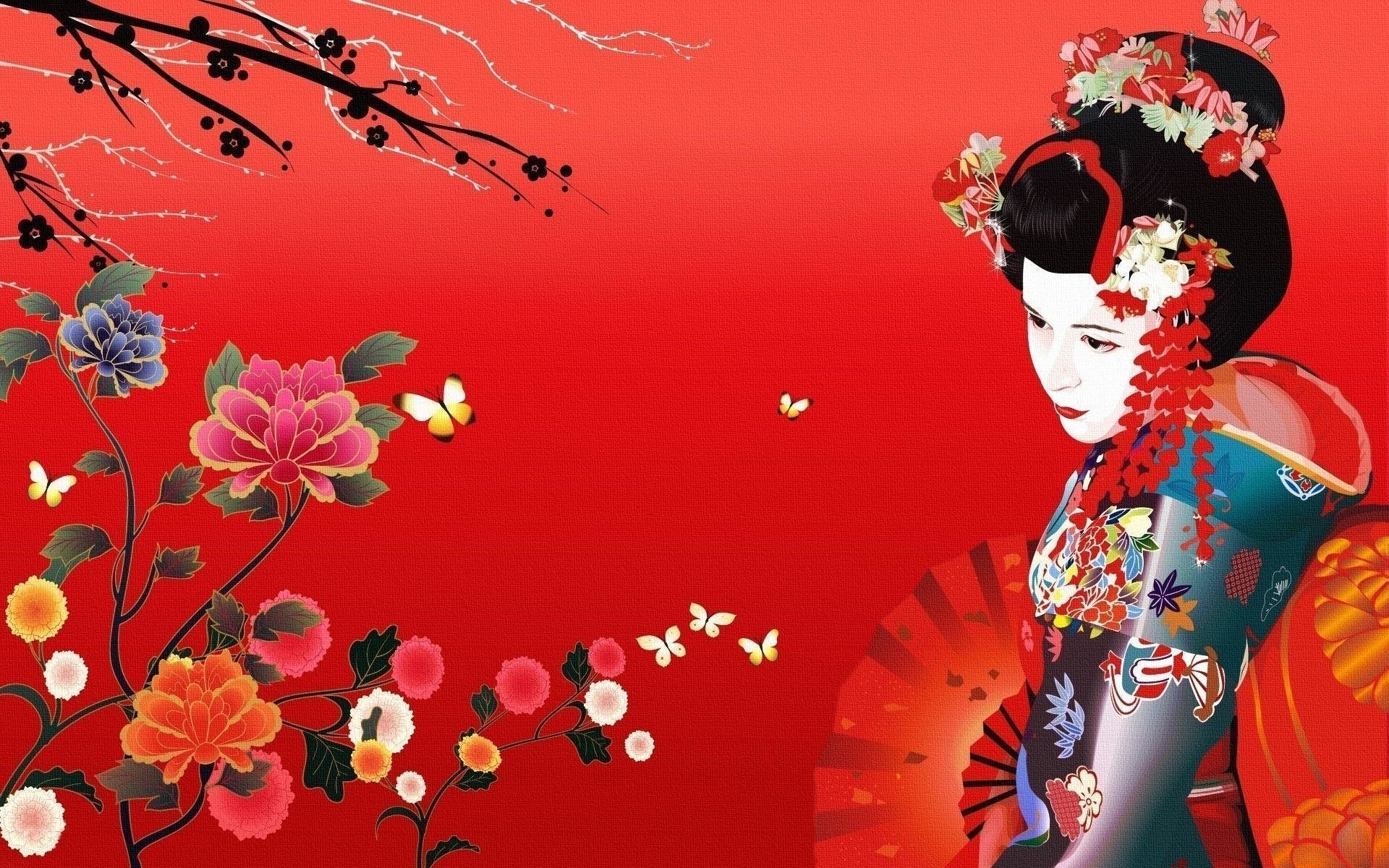 Geisha Art Wallpapers