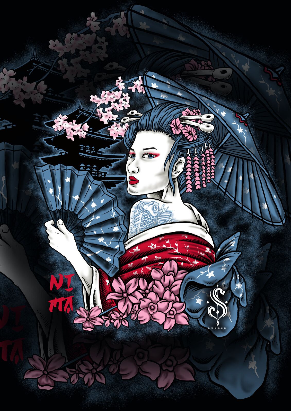 Geisha Art Wallpapers