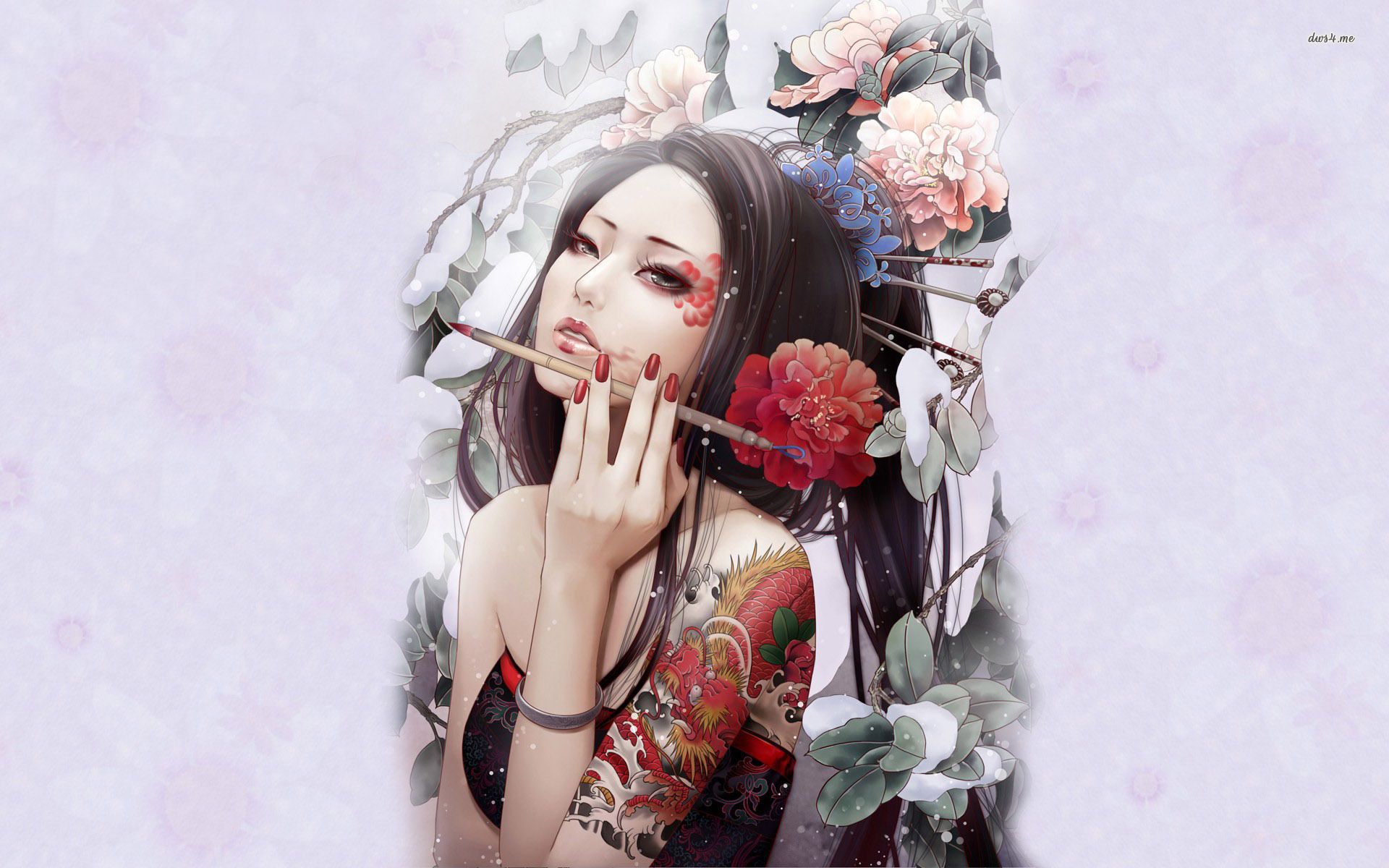 Geisha Art Wallpapers