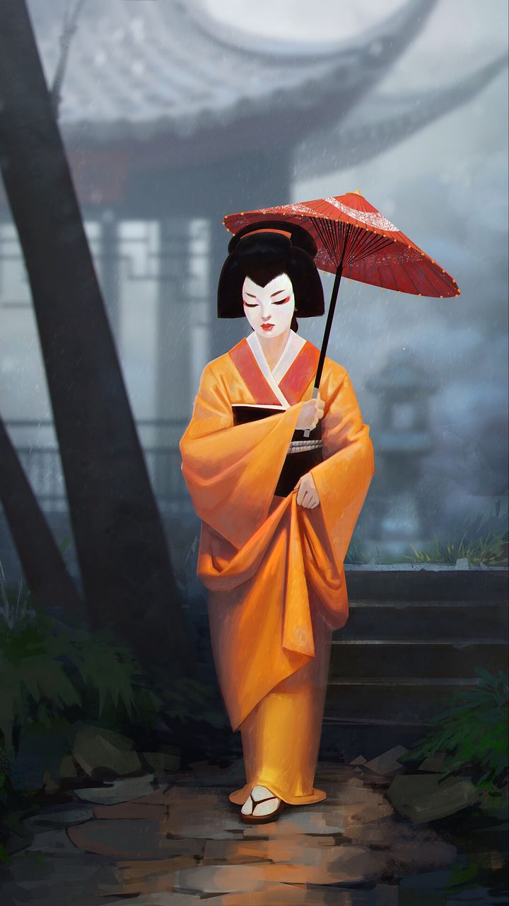 Geisha Art Wallpapers