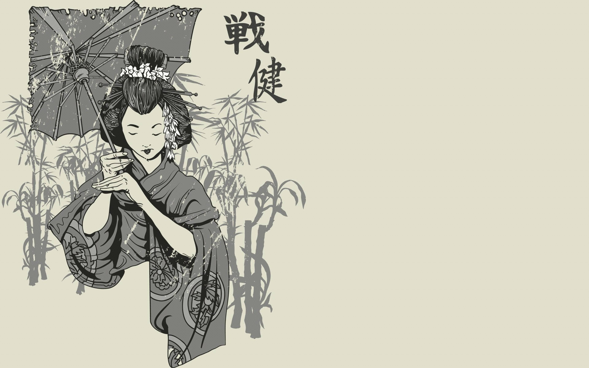 Geisha Art Wallpapers