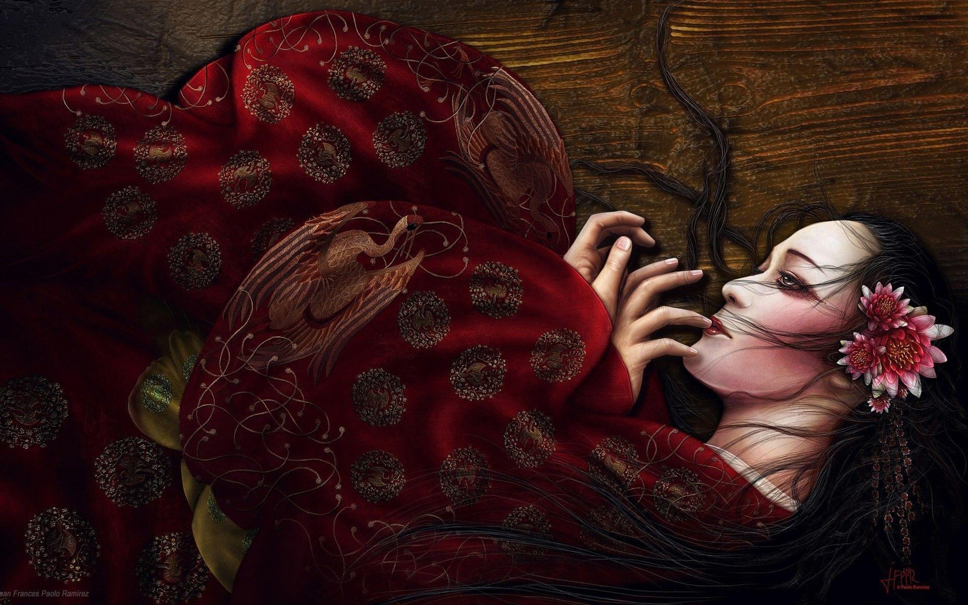 Geisha Art Wallpapers