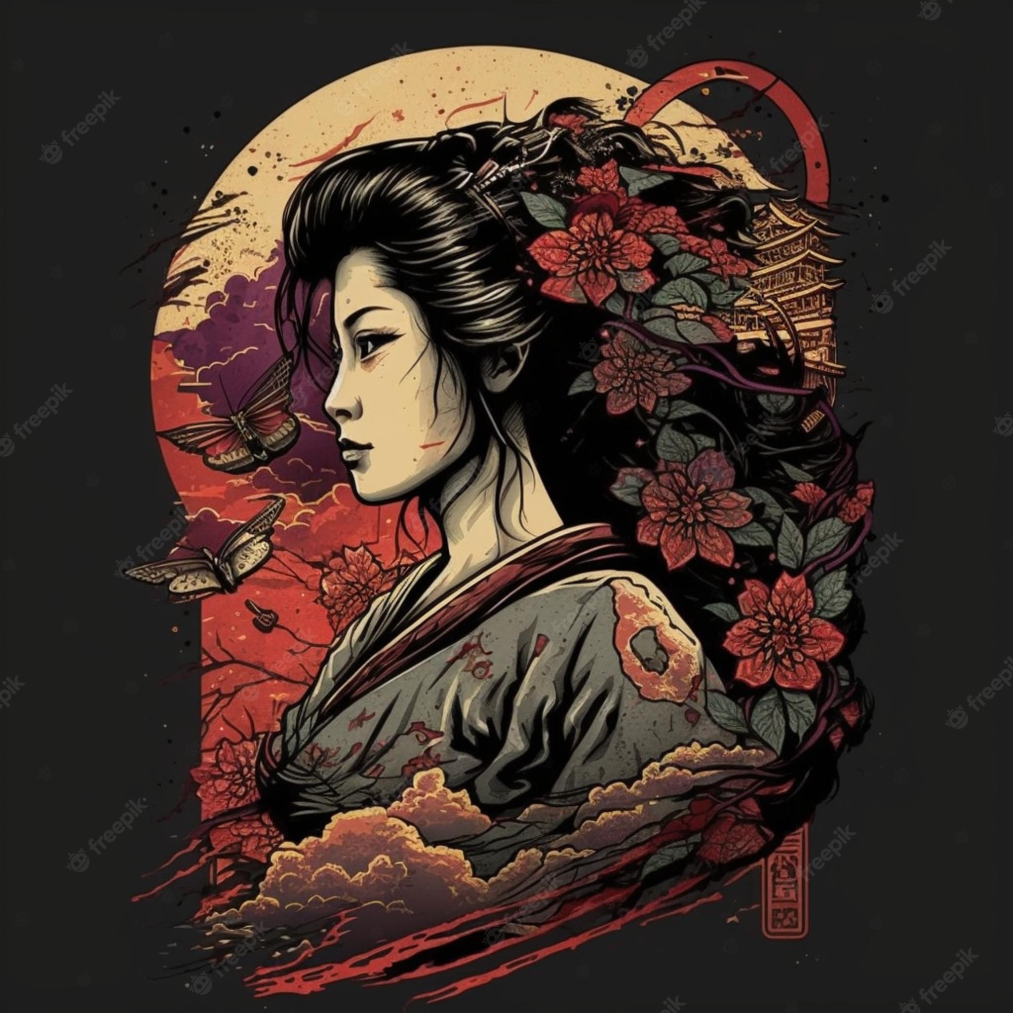 Geisha Art Wallpapers