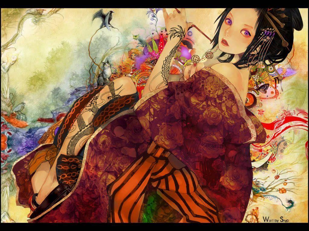 Geisha Art Wallpapers