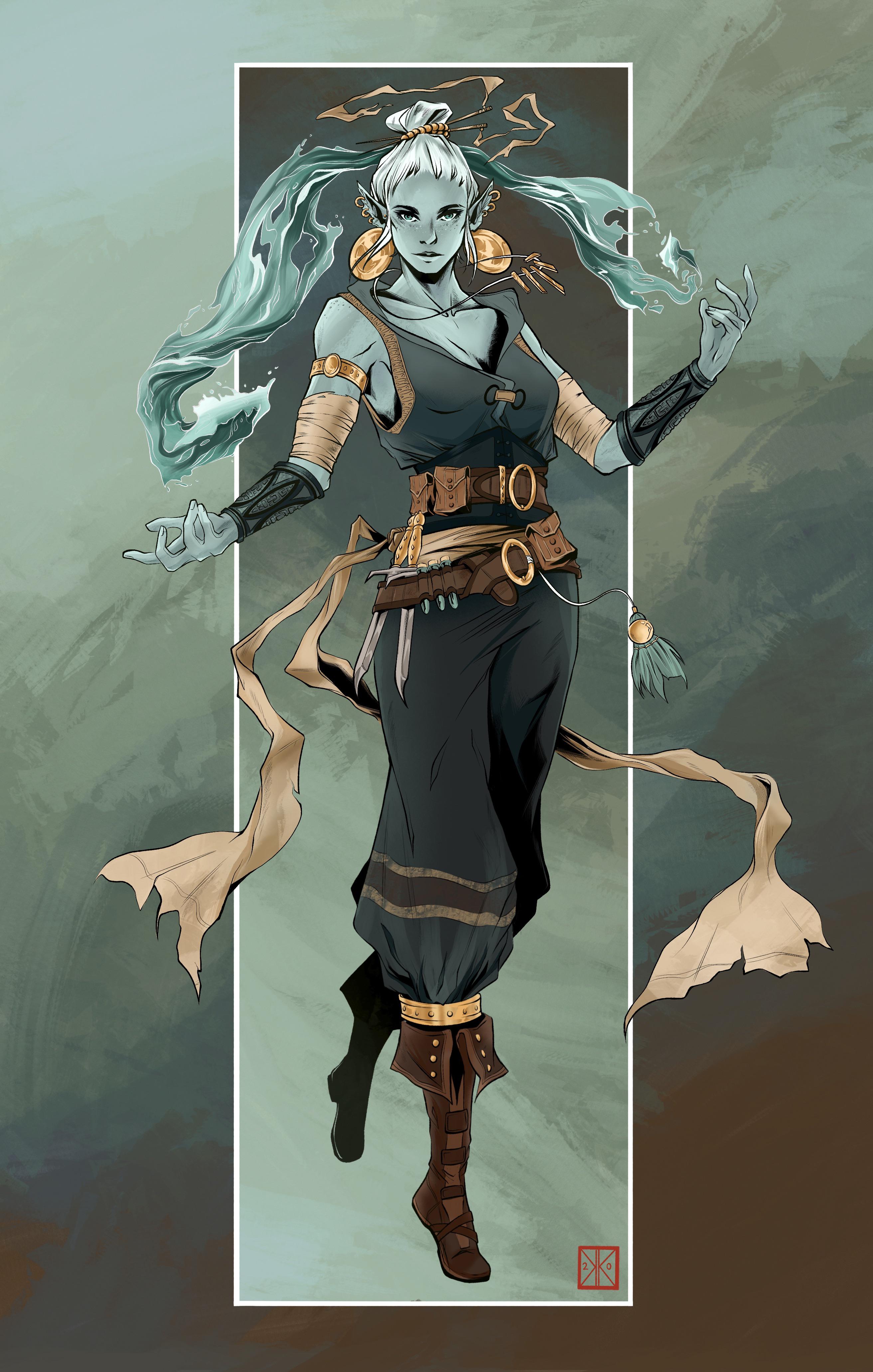 Genasi and her Warforge Wallpapers