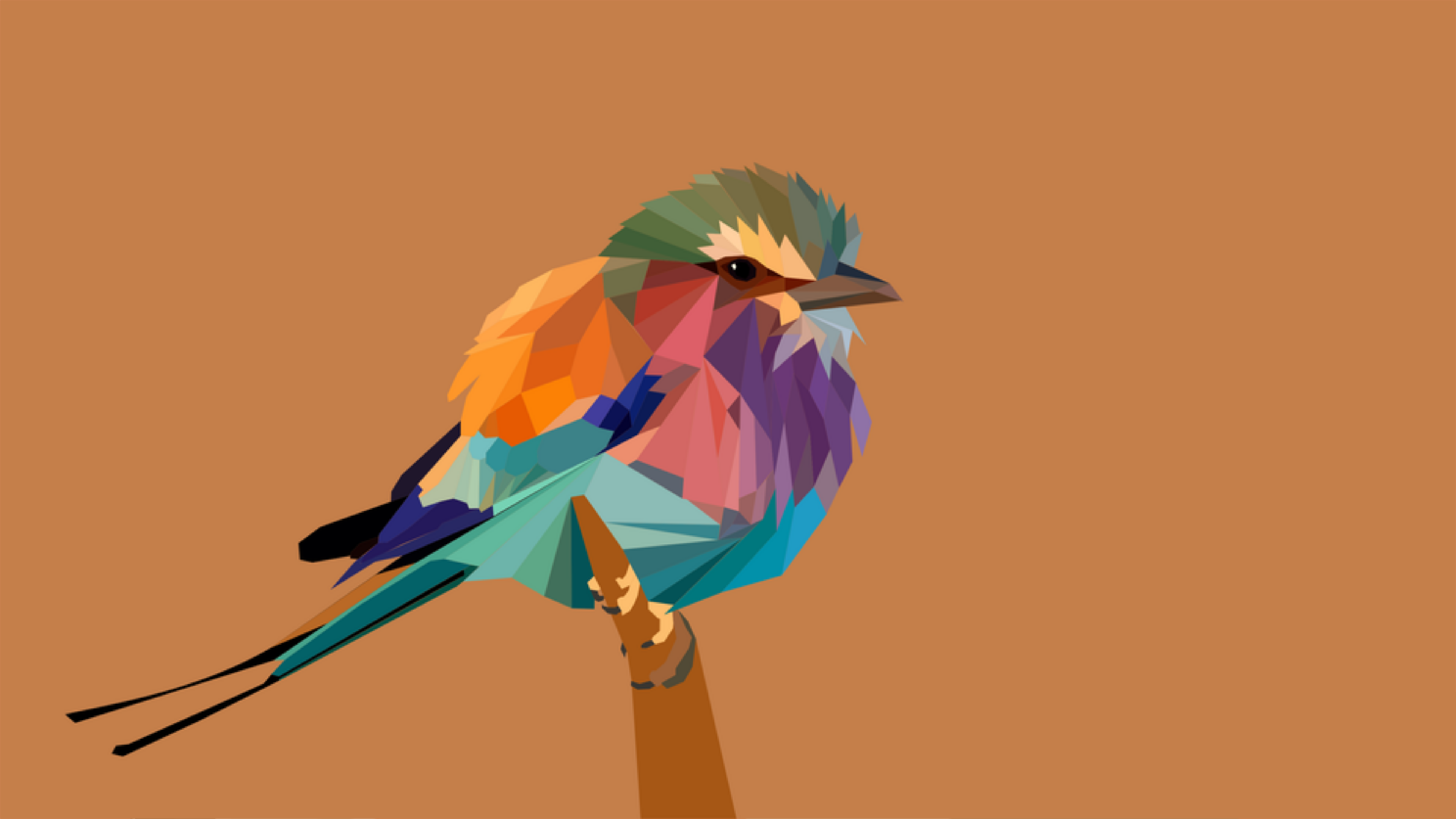 Geometric Bird Wallpapers