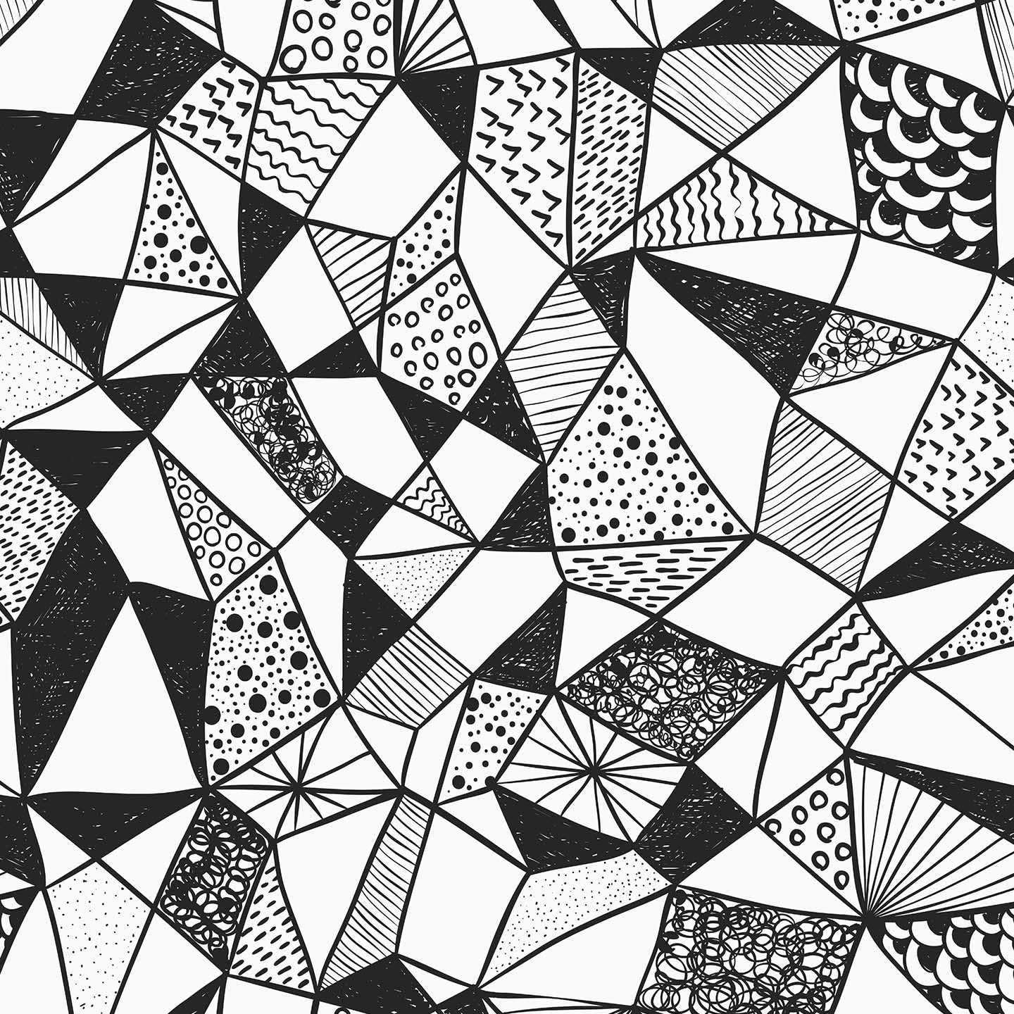 Geometric Black And White Wallpapers