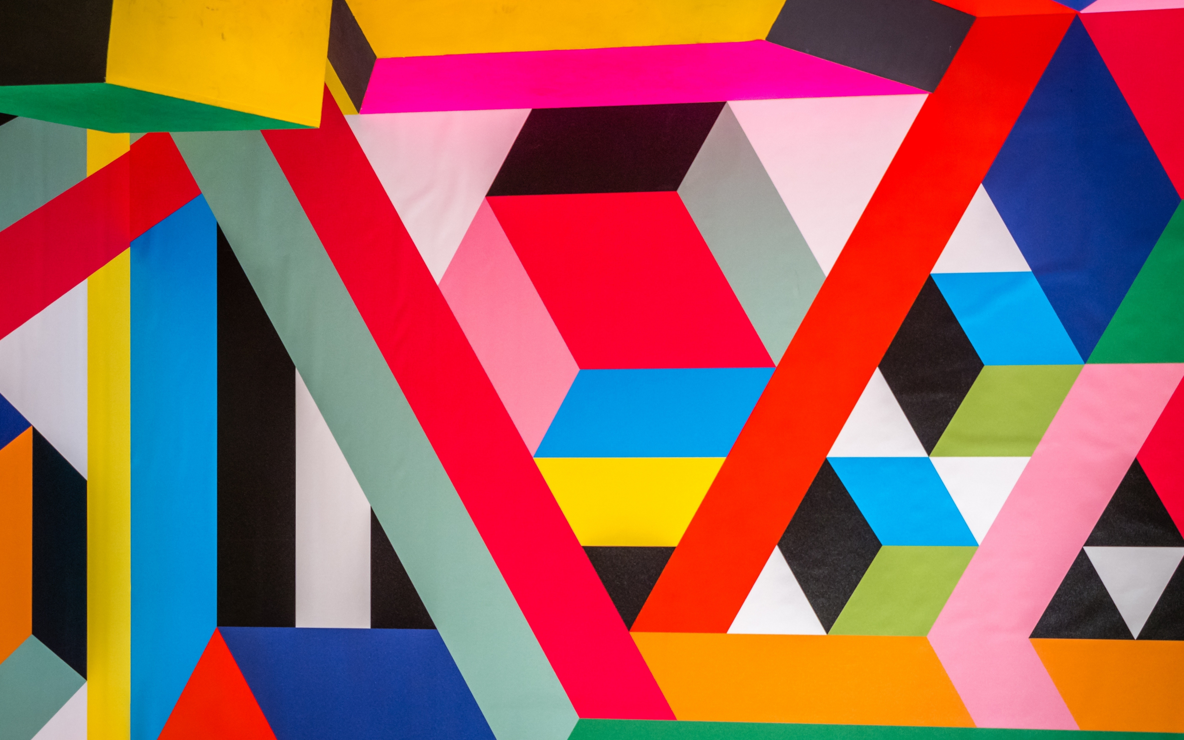 Geometric Colorful Shapes Wallpapers