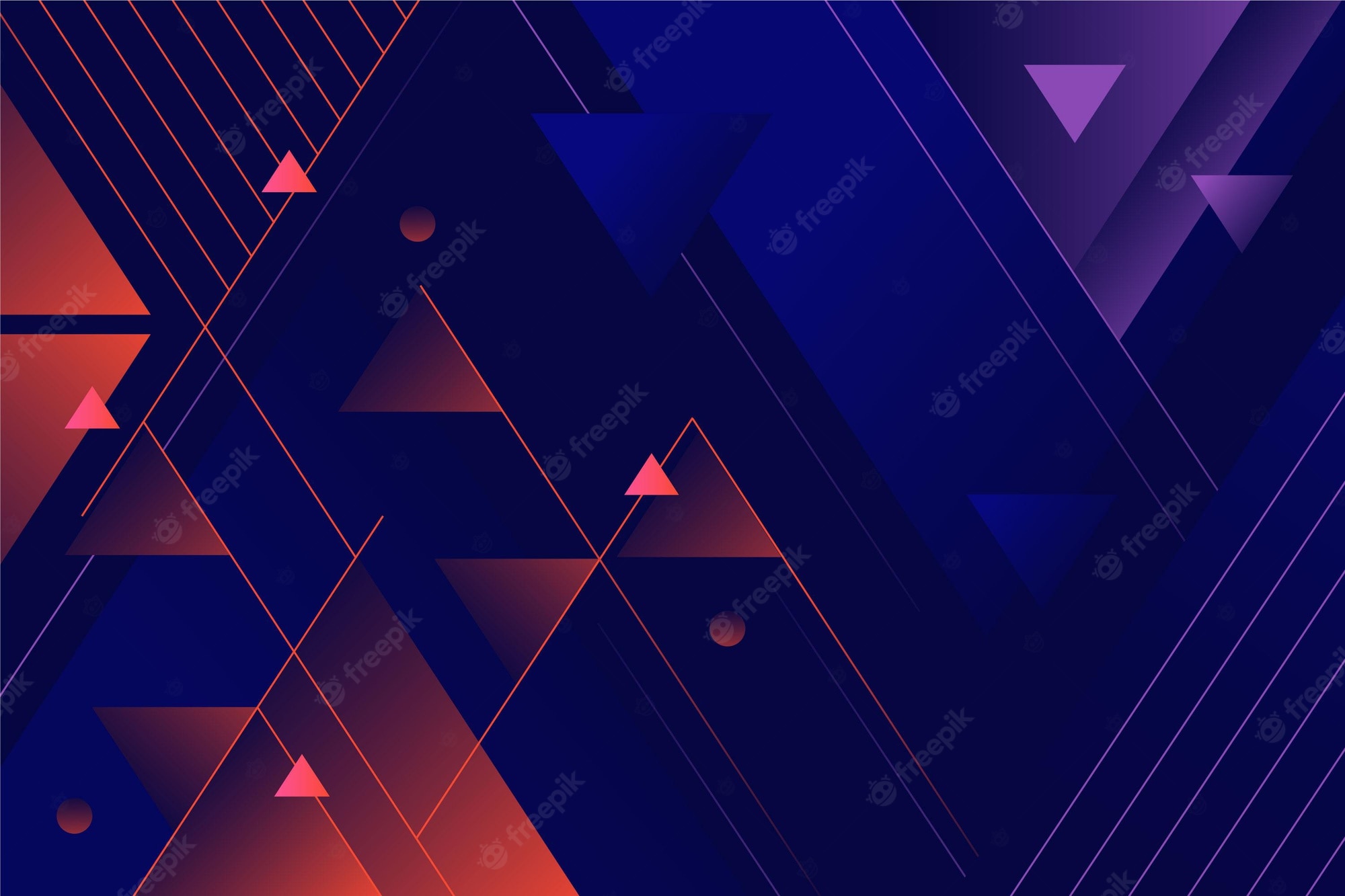 Geometric Gradient Background