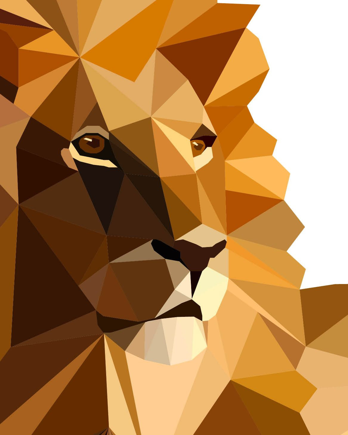 Geometric Lion Wallpapers