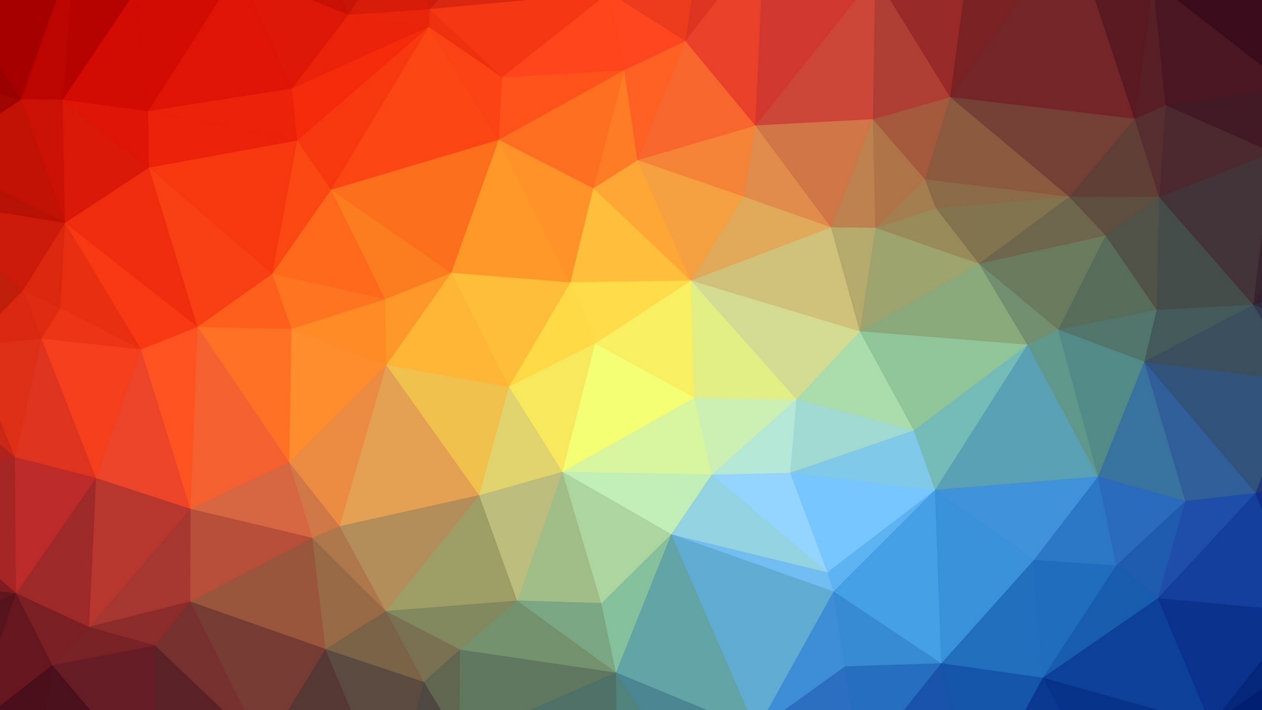 Geometric Shapes Orange Wallpapers