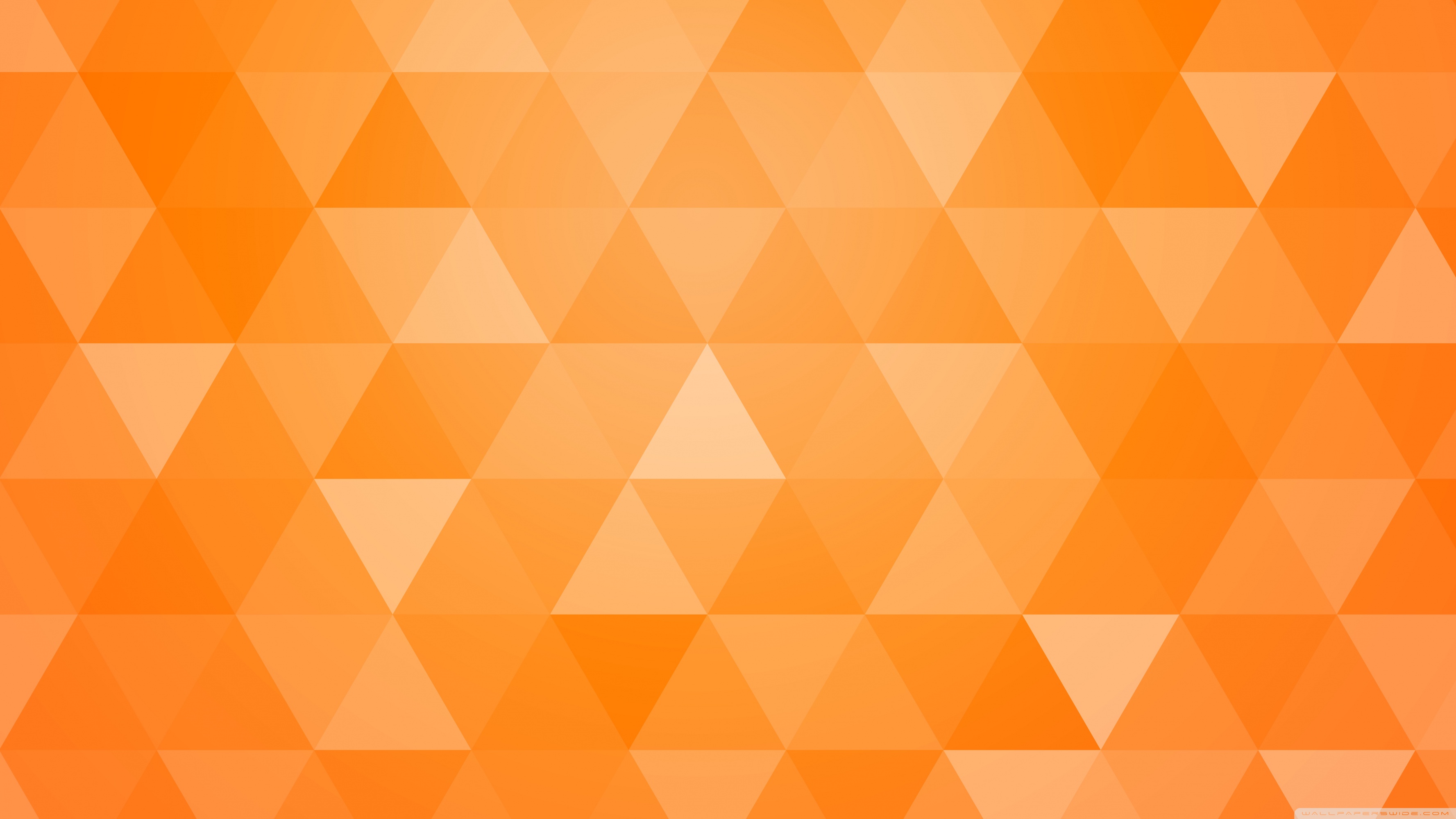 Geometric Shapes Orange Wallpapers