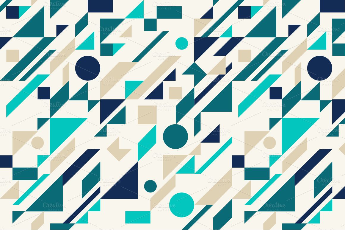 Geometric Shapes Pattern Wallpapers