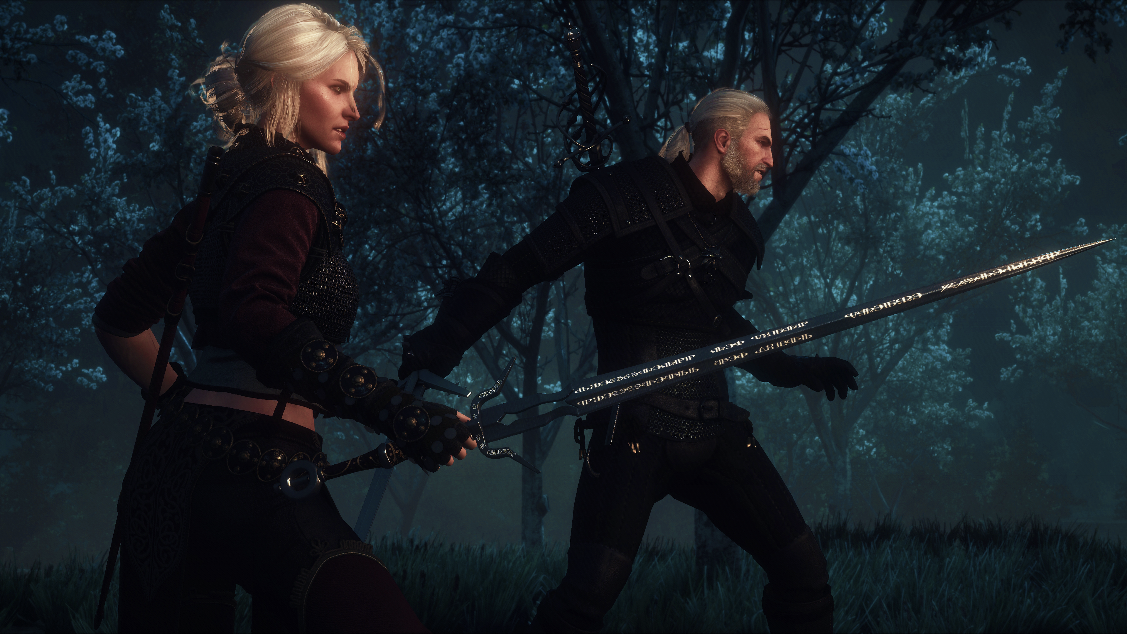 Geralt And Ciri In The Witcher 4K Wallpapers