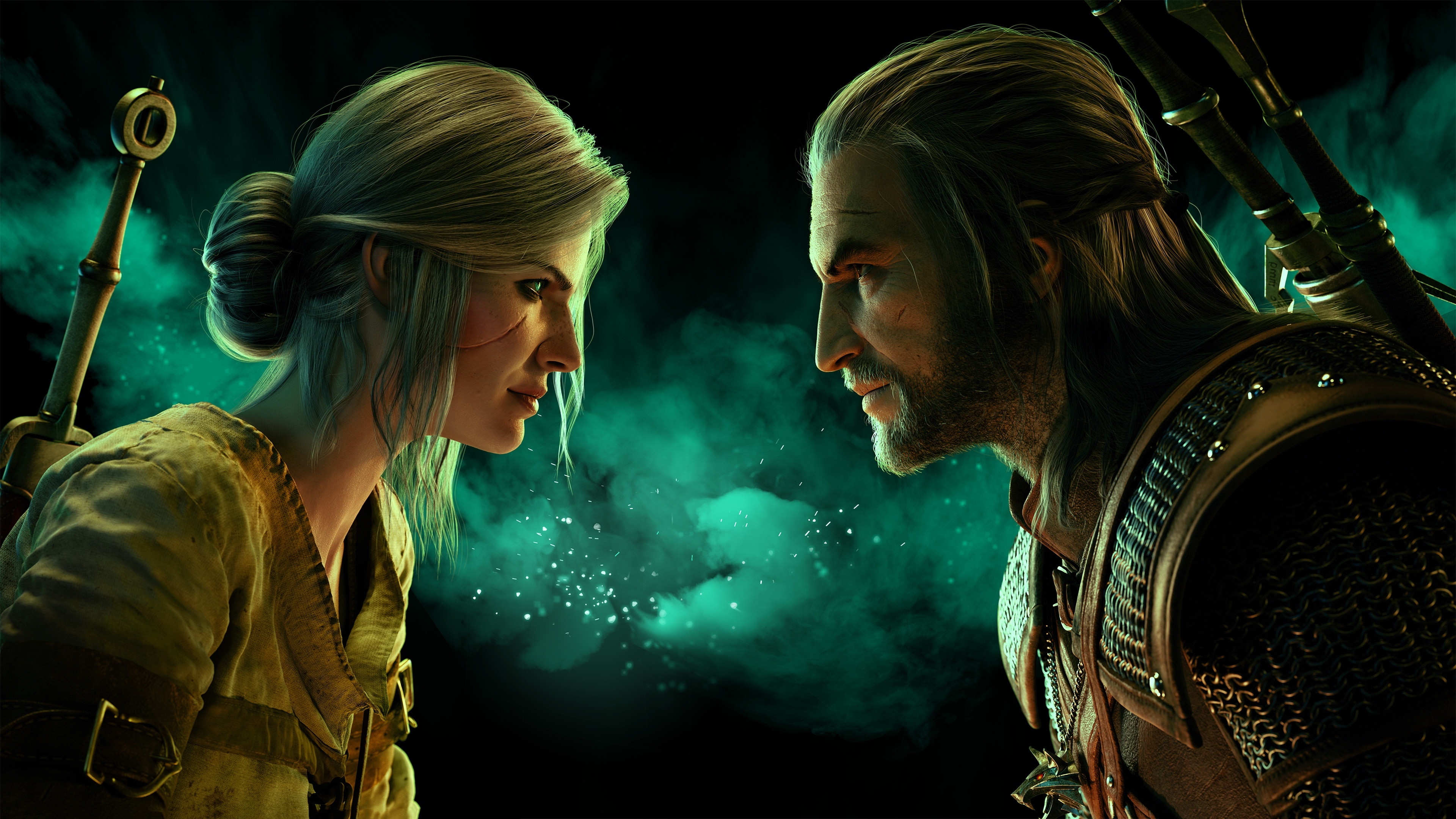 Geralt And Ciri In The Witcher 4K Wallpapers