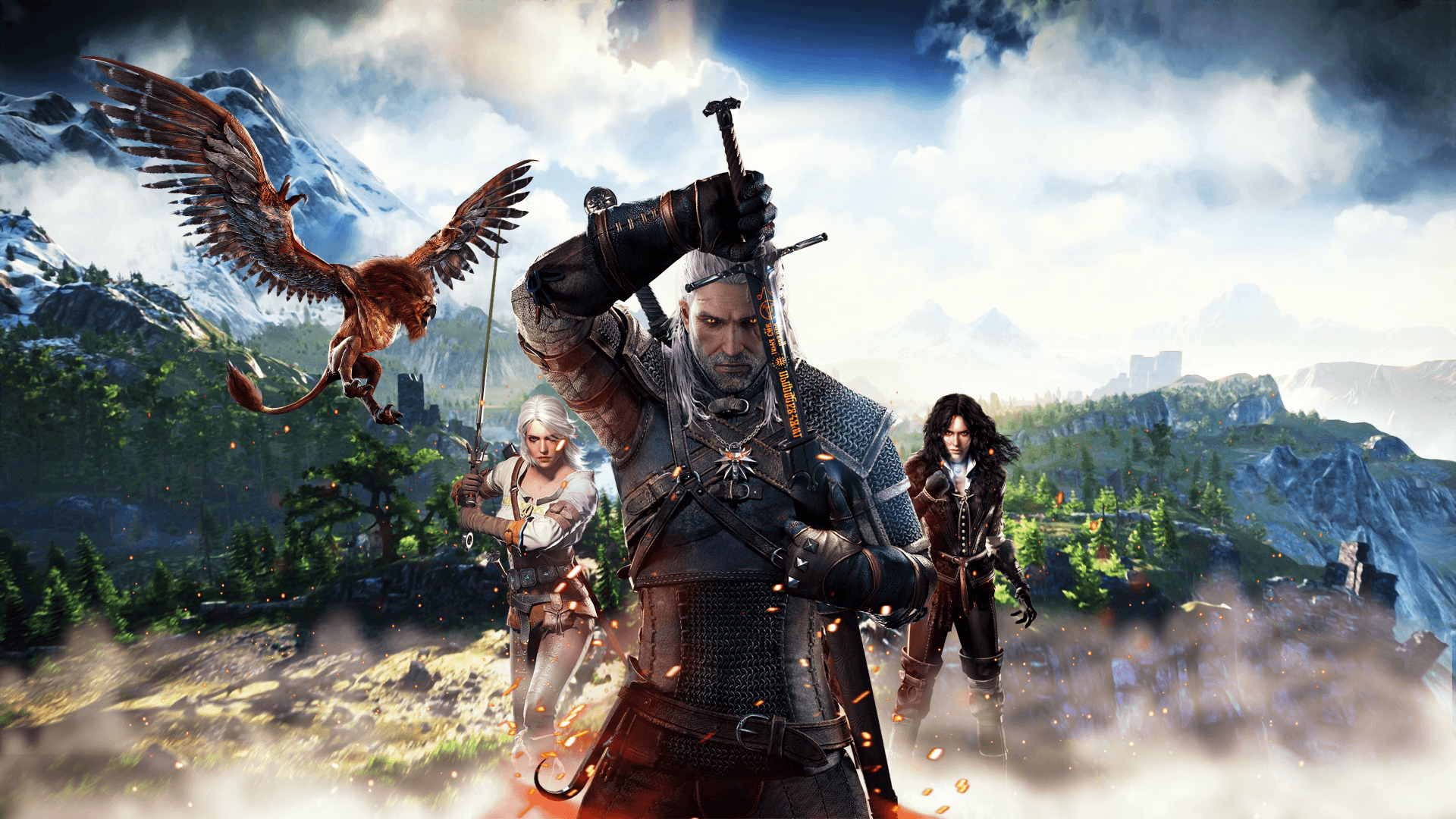 Geralt And Yennefer In The Witcher 4K Wallpapers