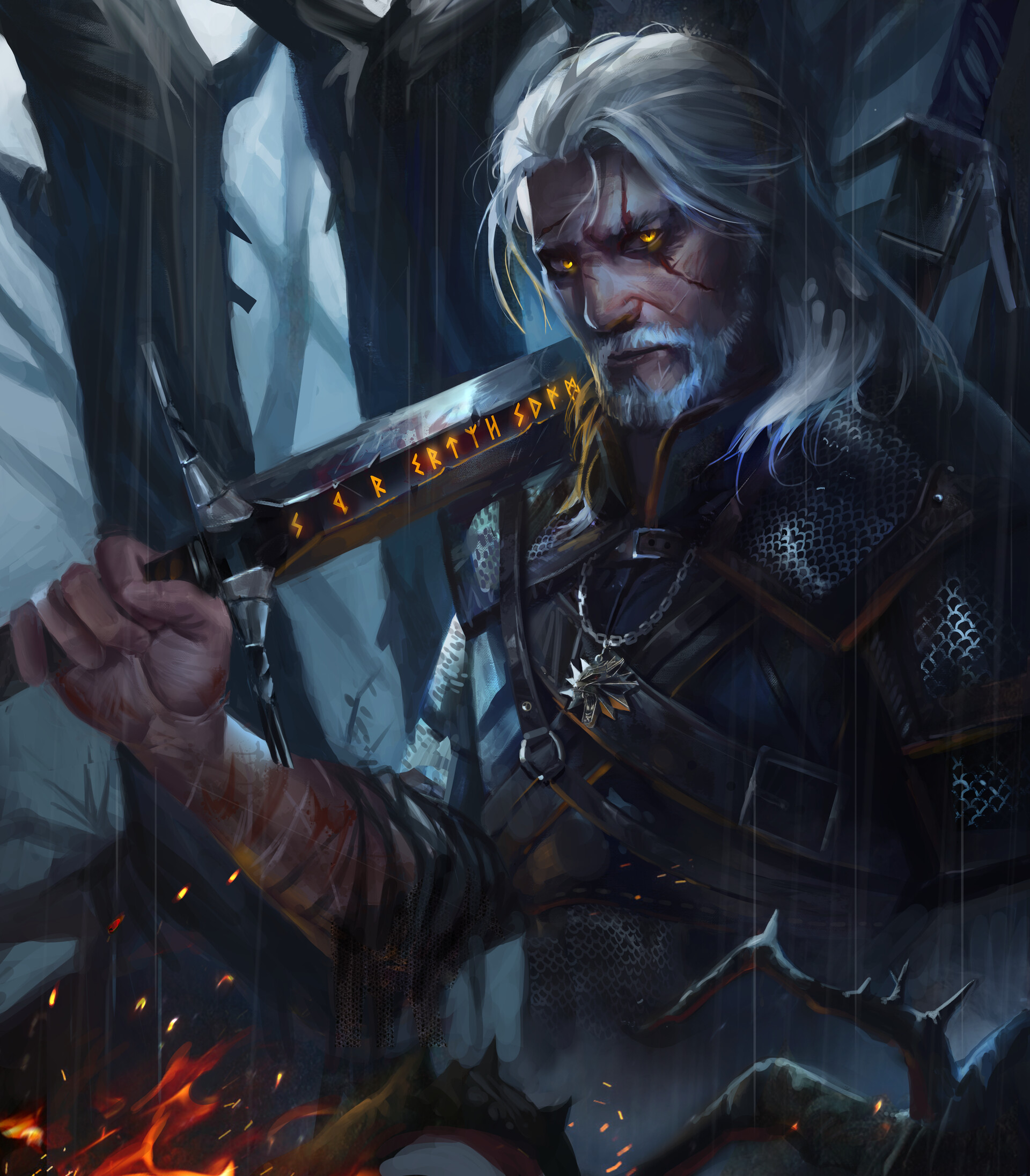 Geralt Of Rivia Artwork Wallpapers