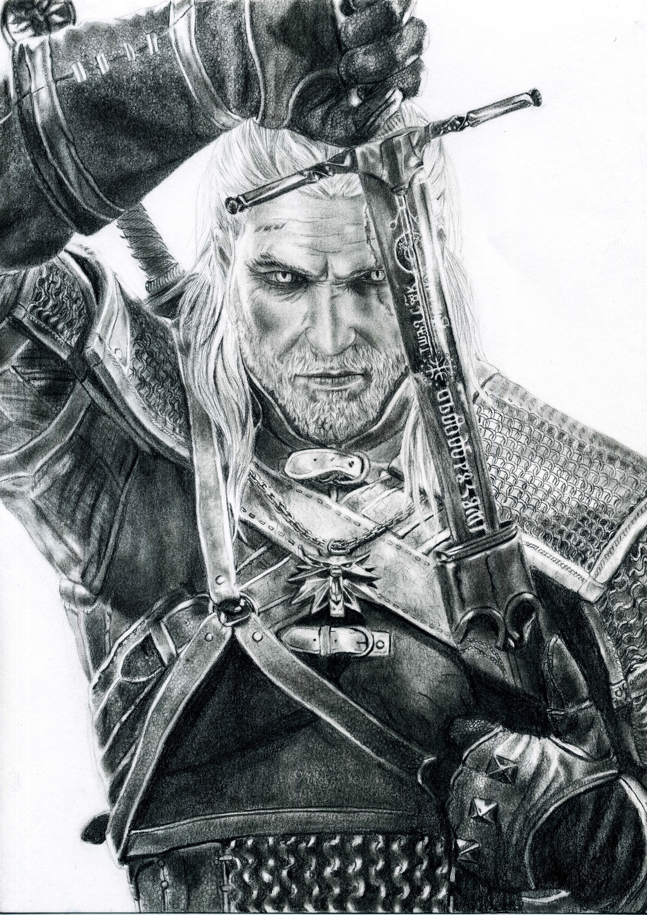 Geralt Of Rivia Drawing Wallpapers