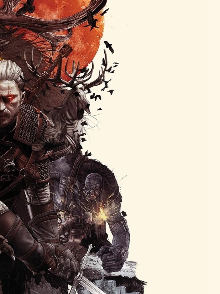 Geralt Of Rivia Drawing Wallpapers