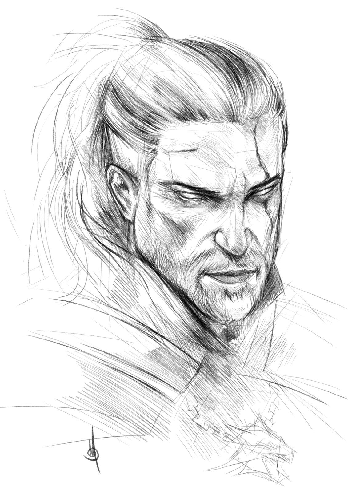 Geralt Of Rivia Drawing Wallpapers