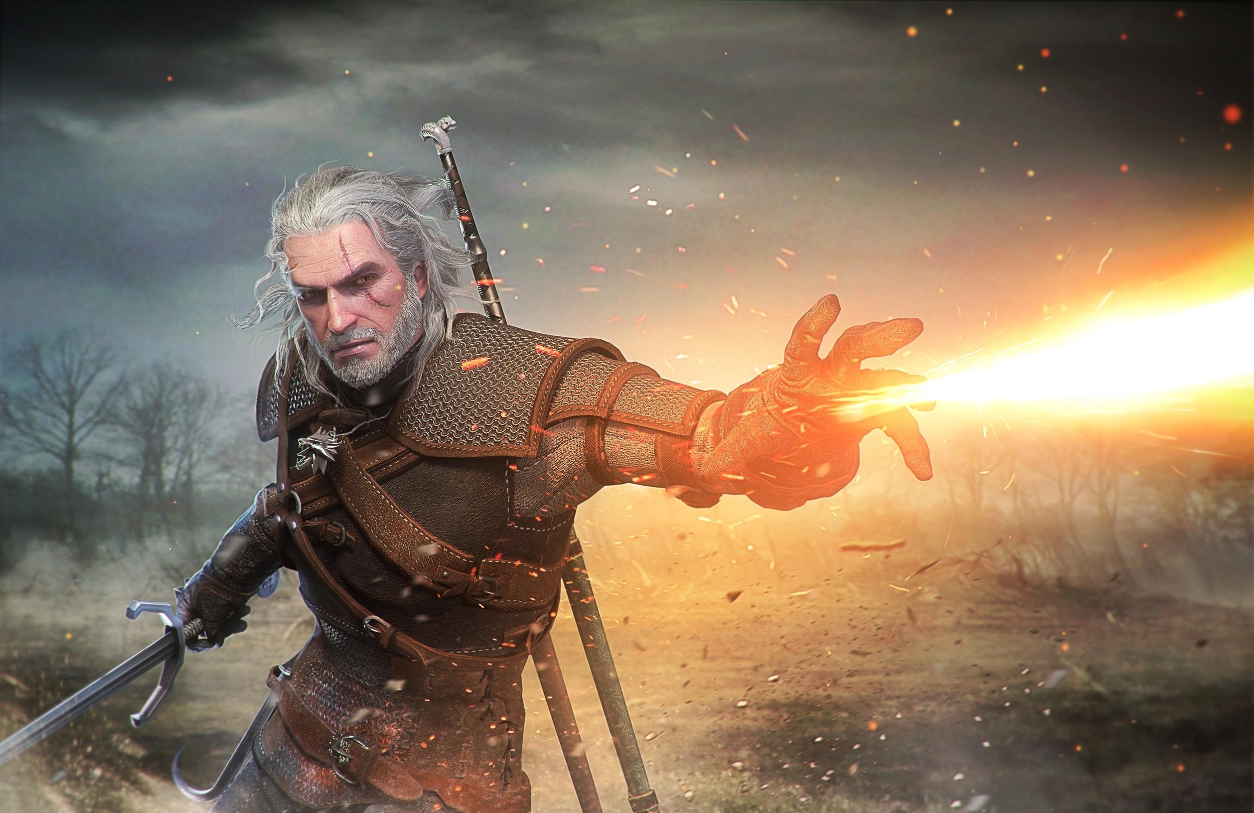 Geralt Witcher 4K 8K Wallpapers