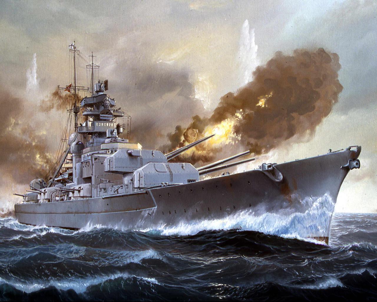 German Battleship Bismarck Wallpapers