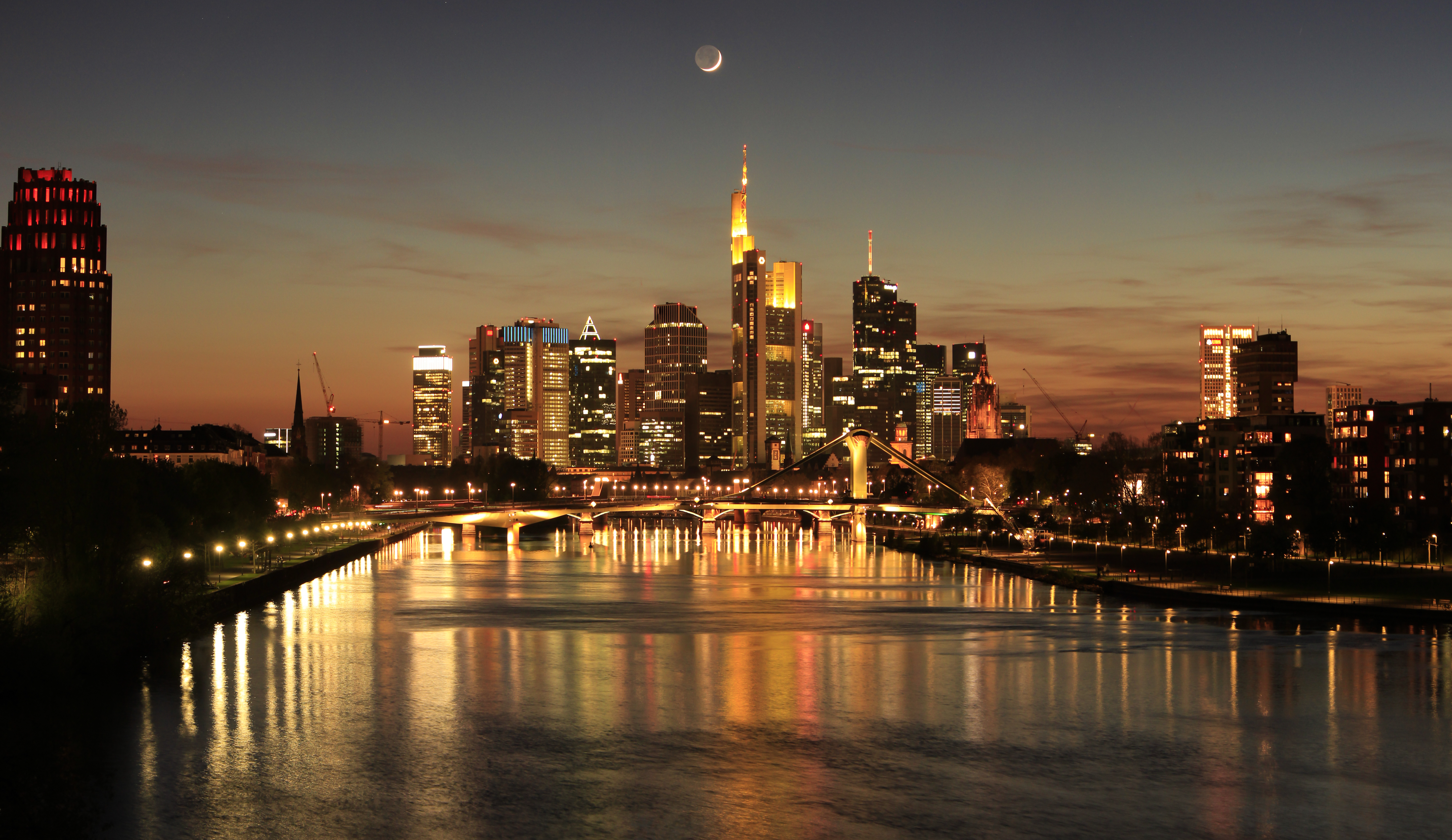 Germany Cityscape At Sunset Wallpapers