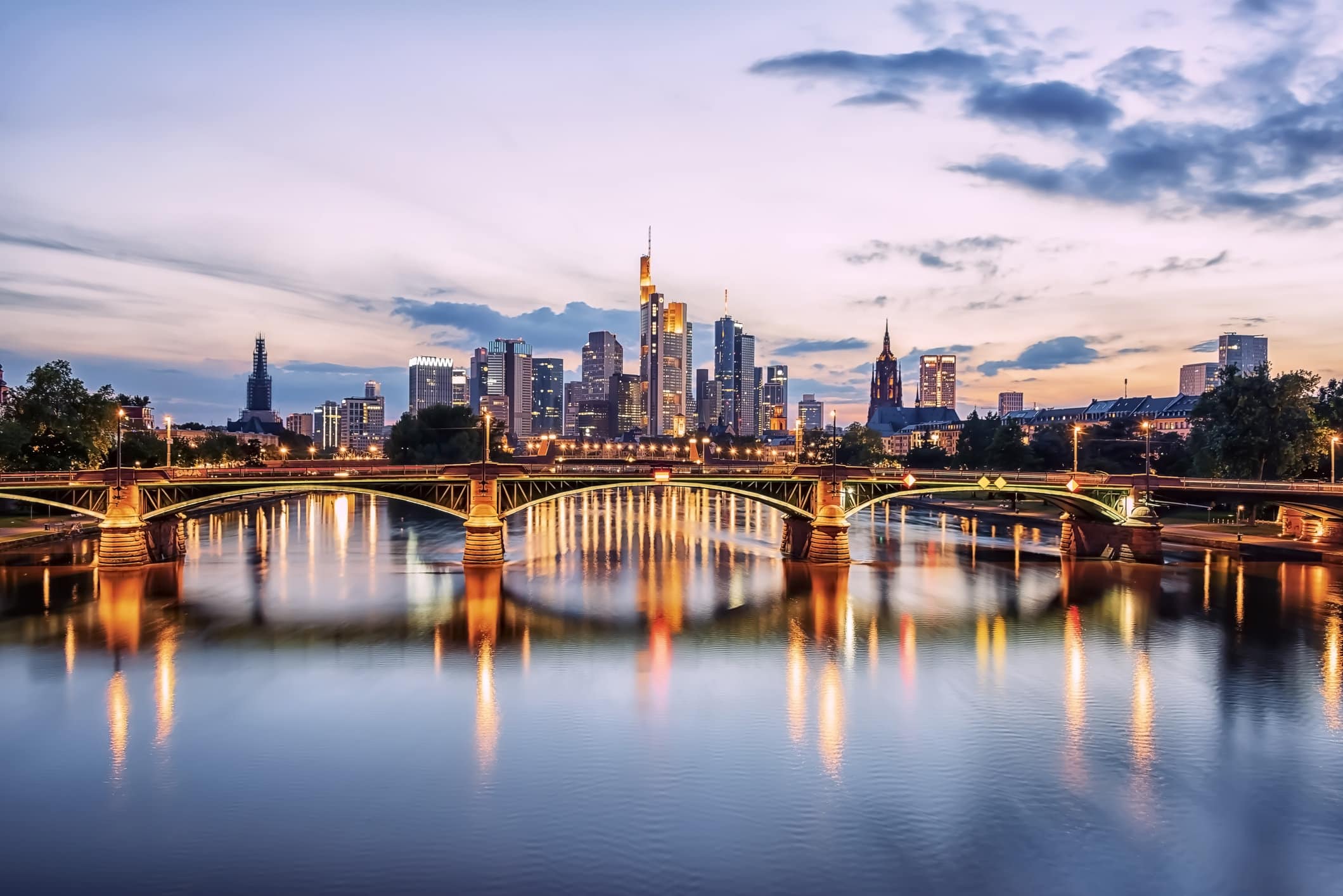 Germany Cityscape At Sunset Wallpapers